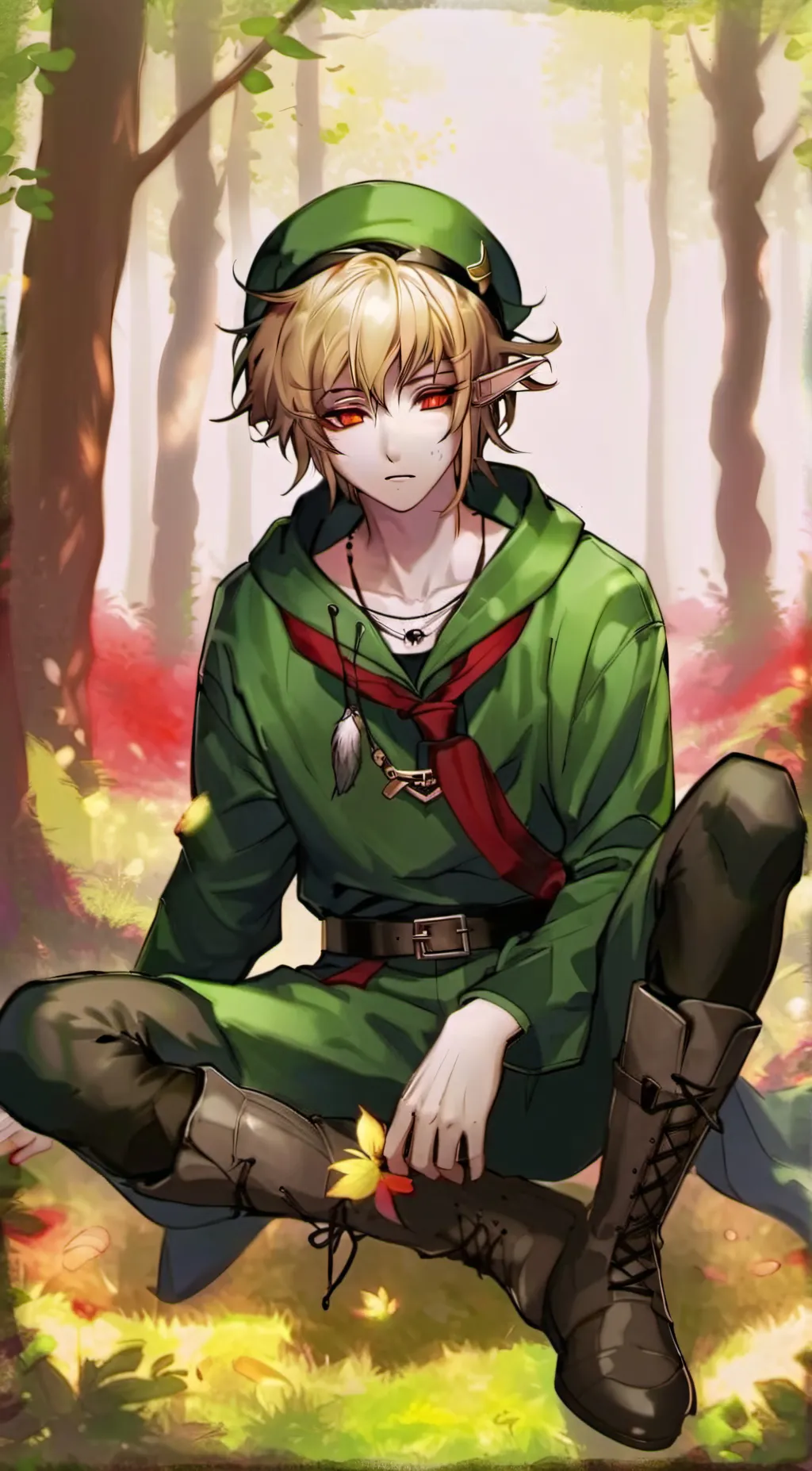 ai character: Ben Drowned background