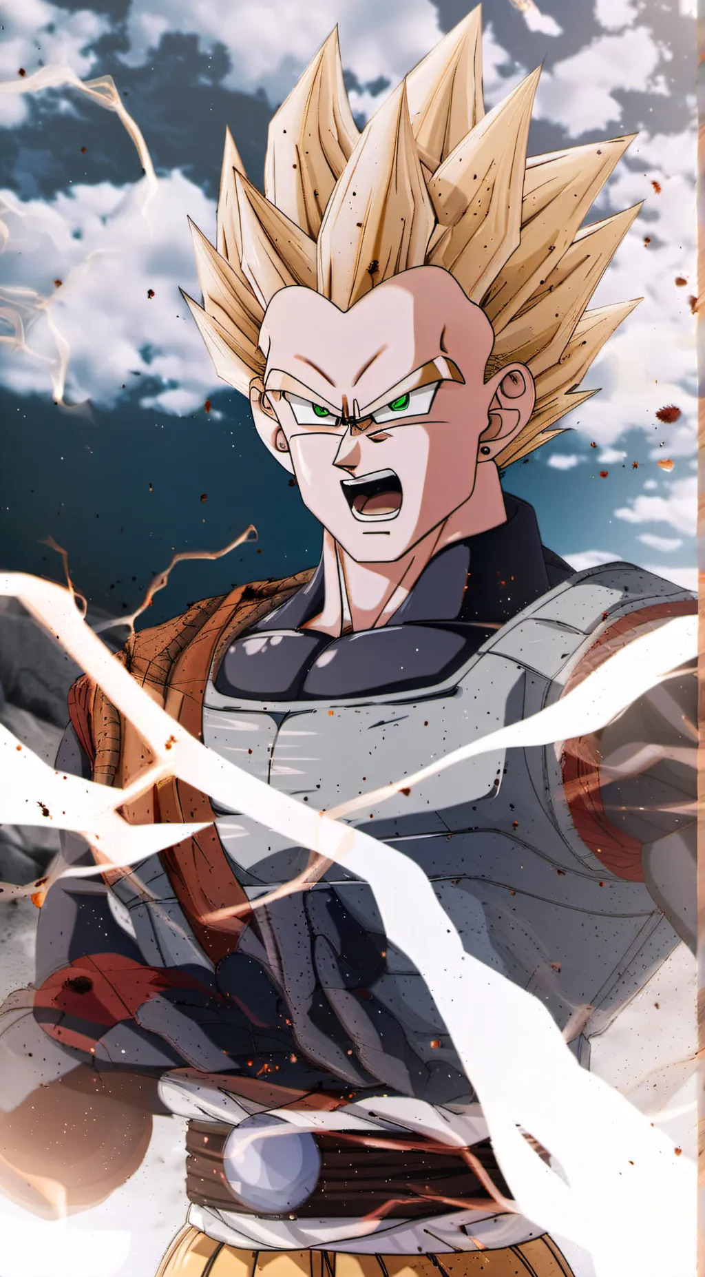 ai character: Vegeta background