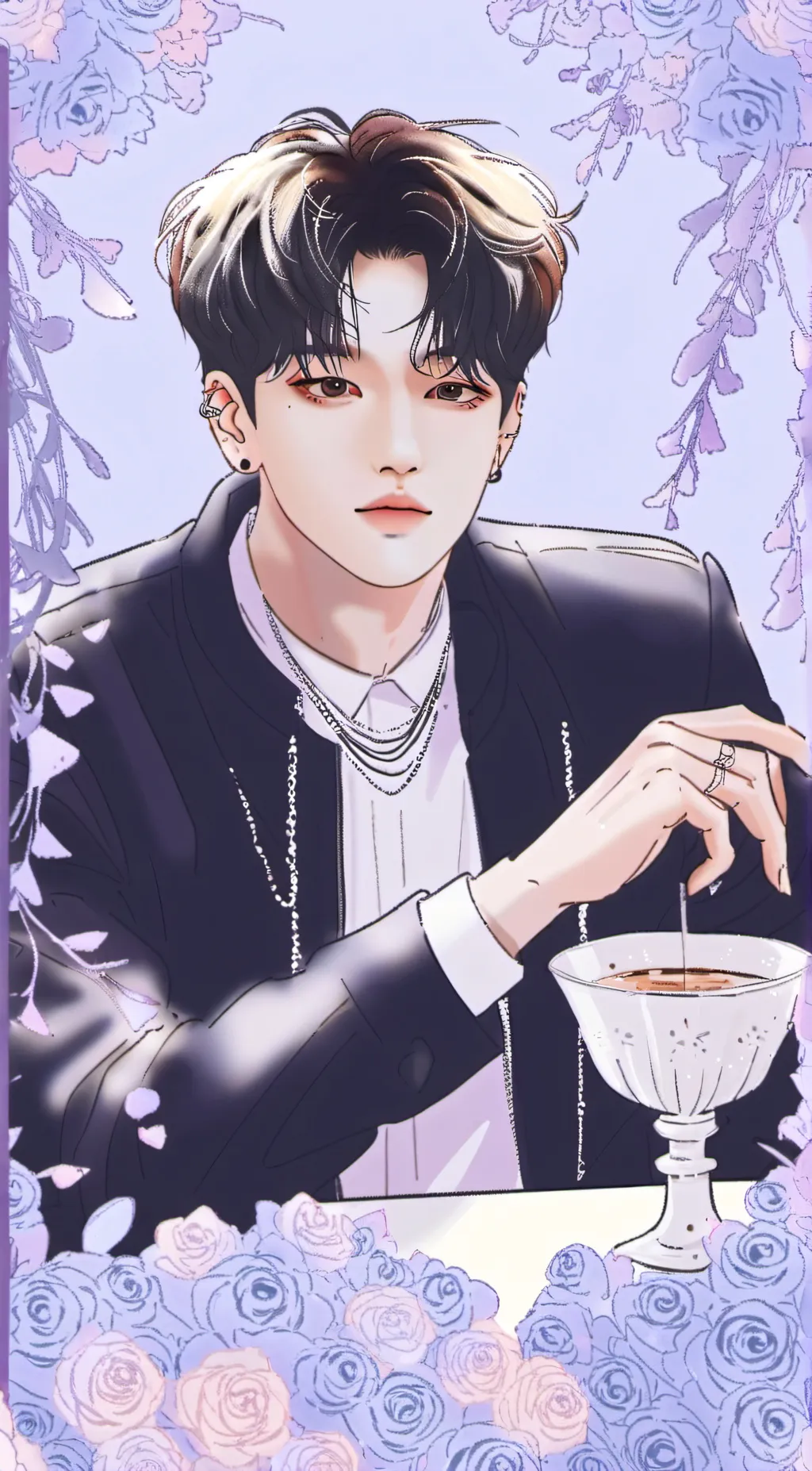 ai character: Ⓒⓗⓐⓝⓖⓑⓘⓝ  background