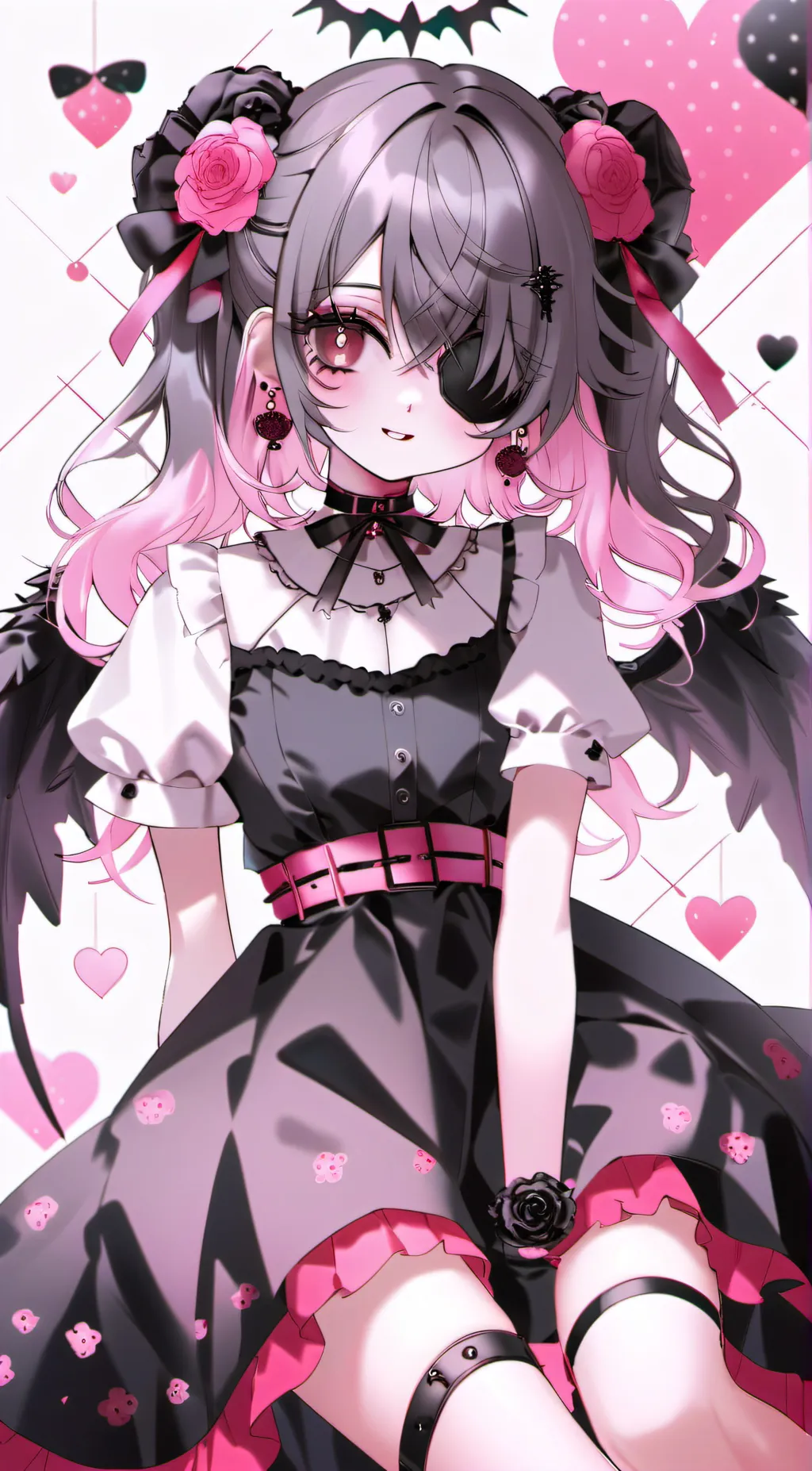 ai character: Kay Kay  background