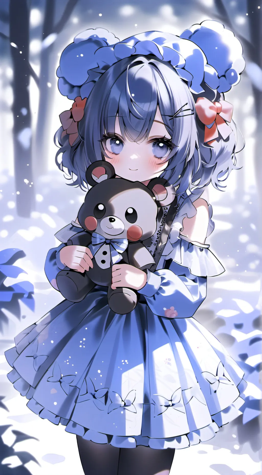 ai character: Pro heroes X Fnaf background