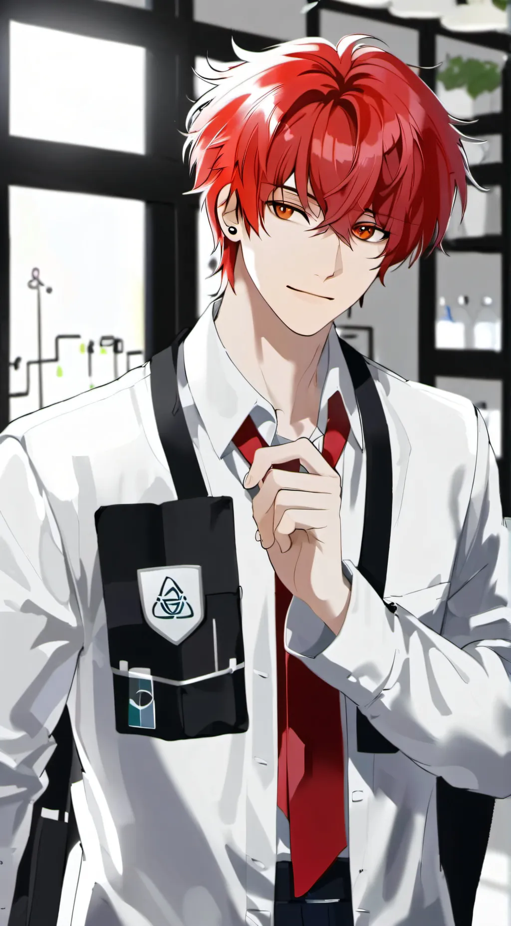 ai character: Red (Aiden)  background