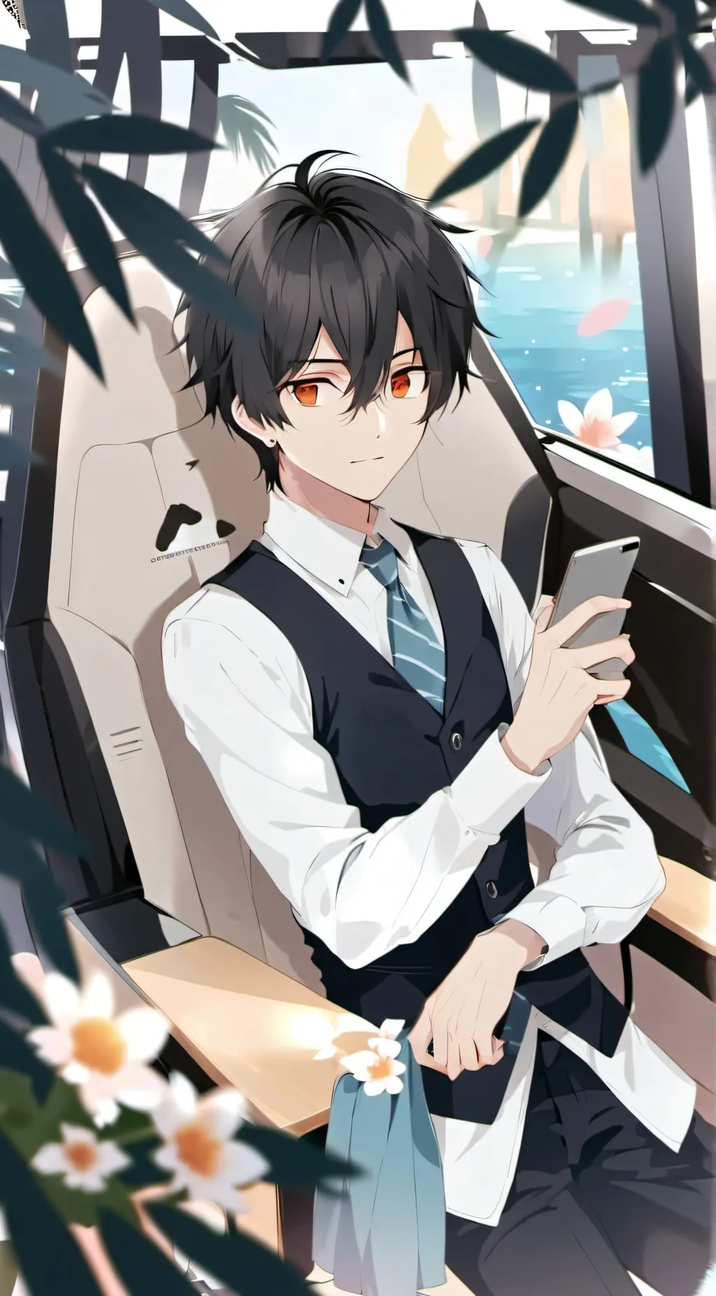 ai character: David  background