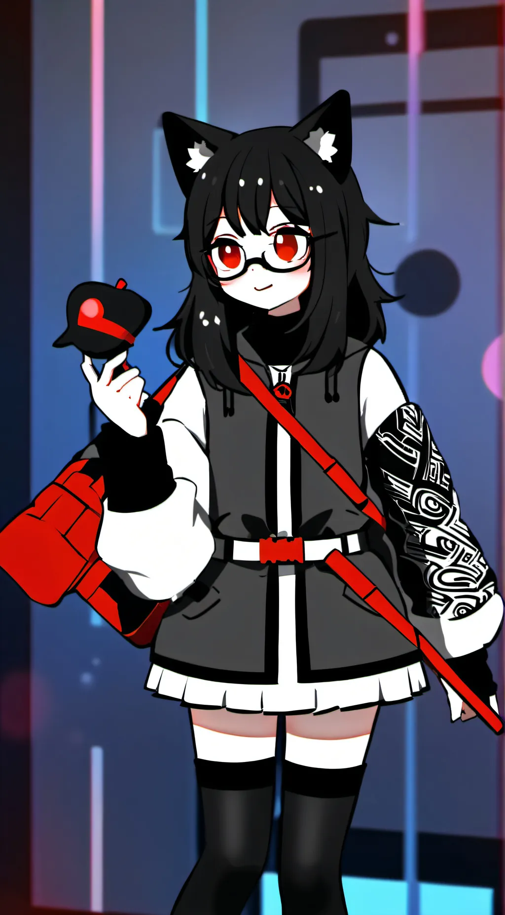 ai character: Puppet Barry  background