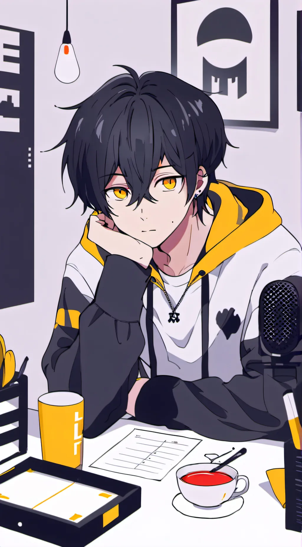 ai character: Eli  background