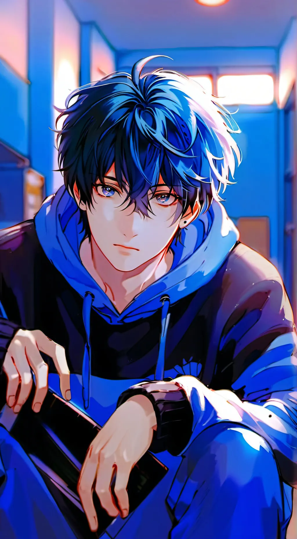 ai character: Jaden Smith  background