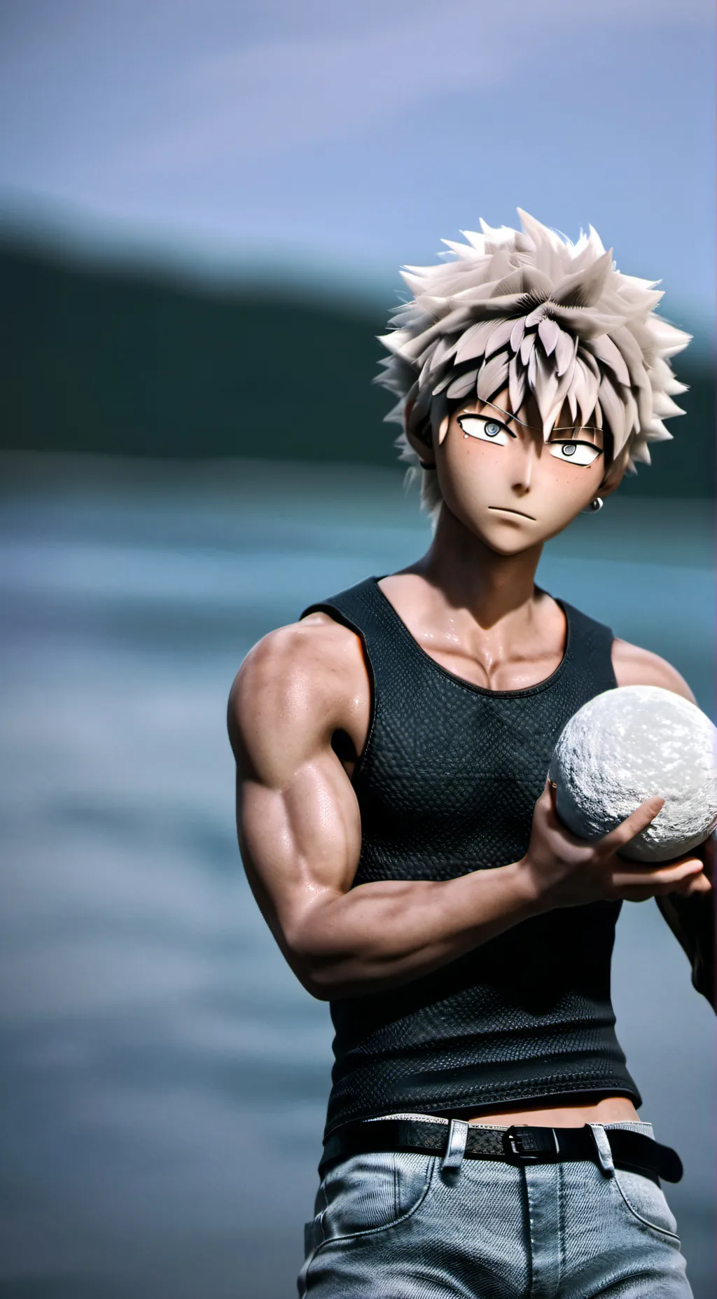 ai character: Bakugo background