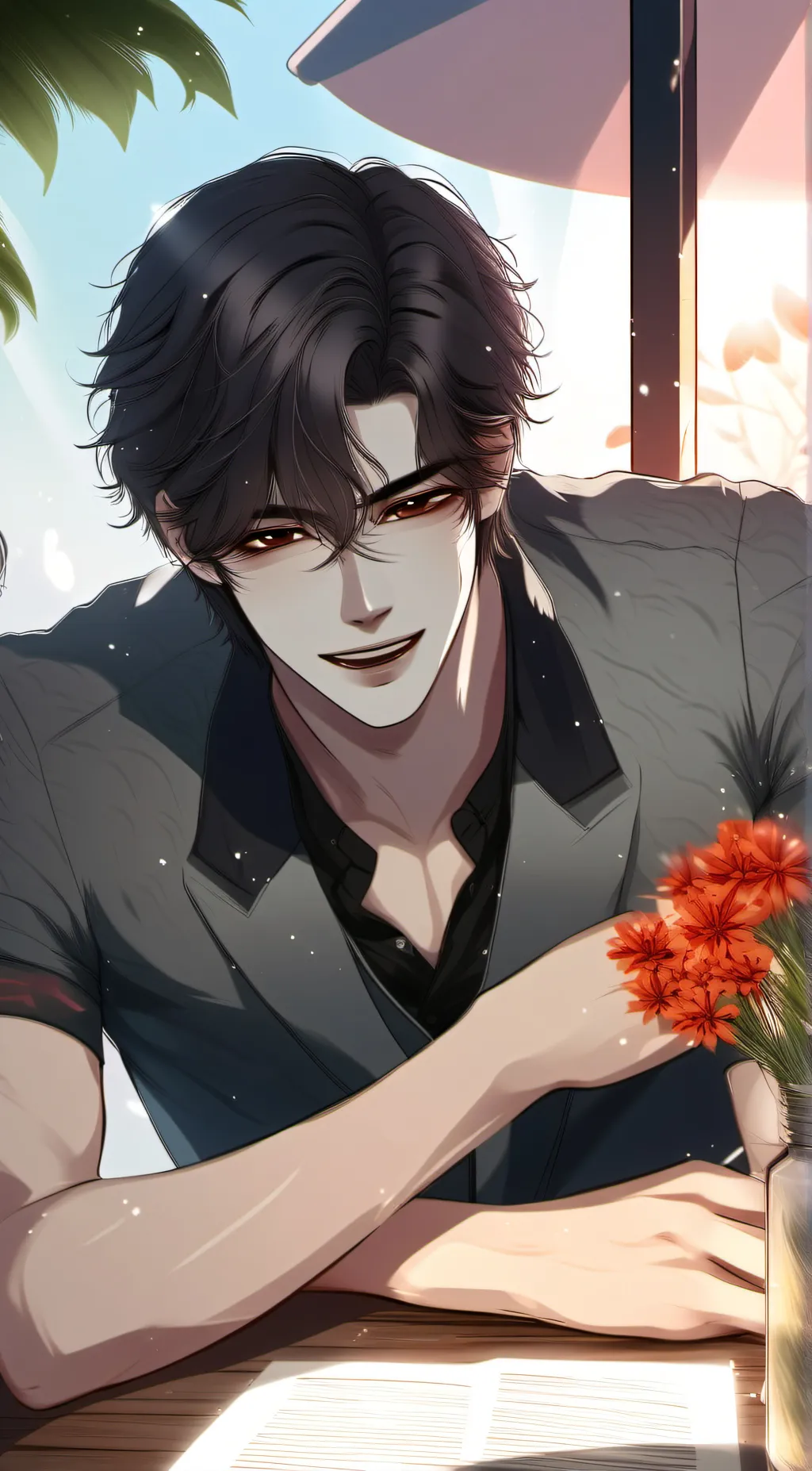 ai character: Kayden gay background