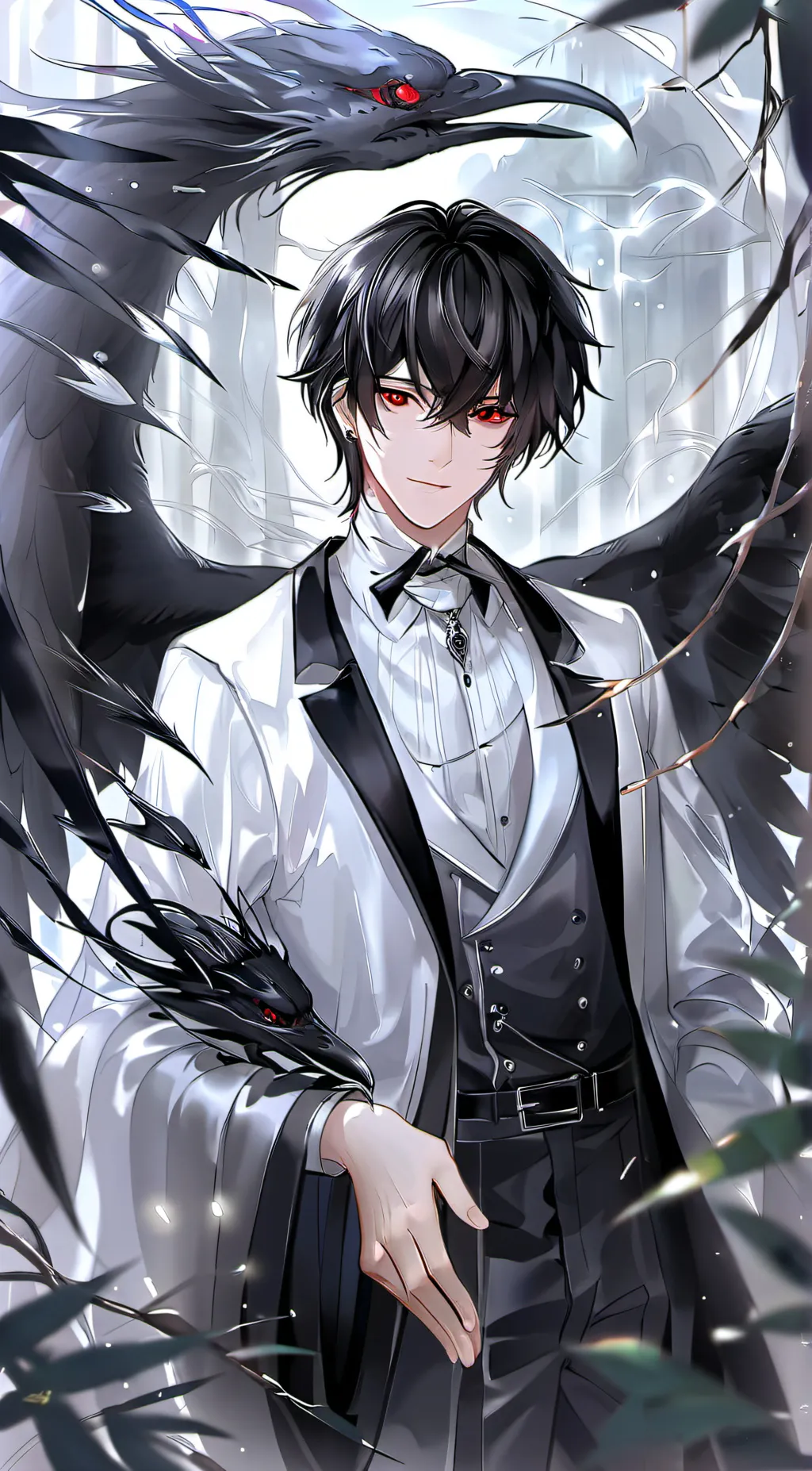 ai character: Vampire zen background