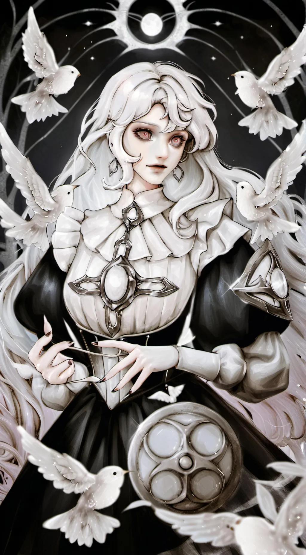 ai character: estella  background