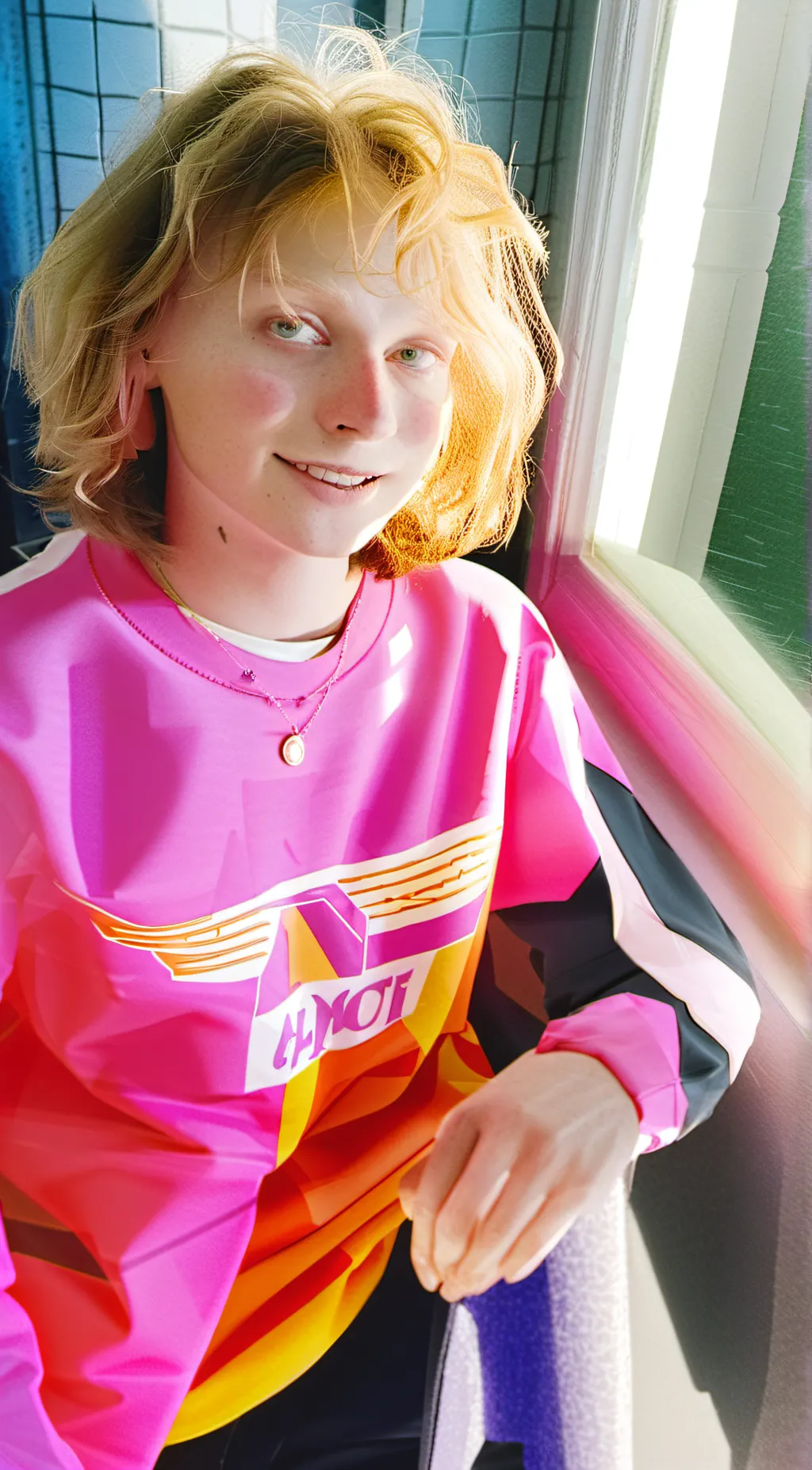 ai character: girl power background