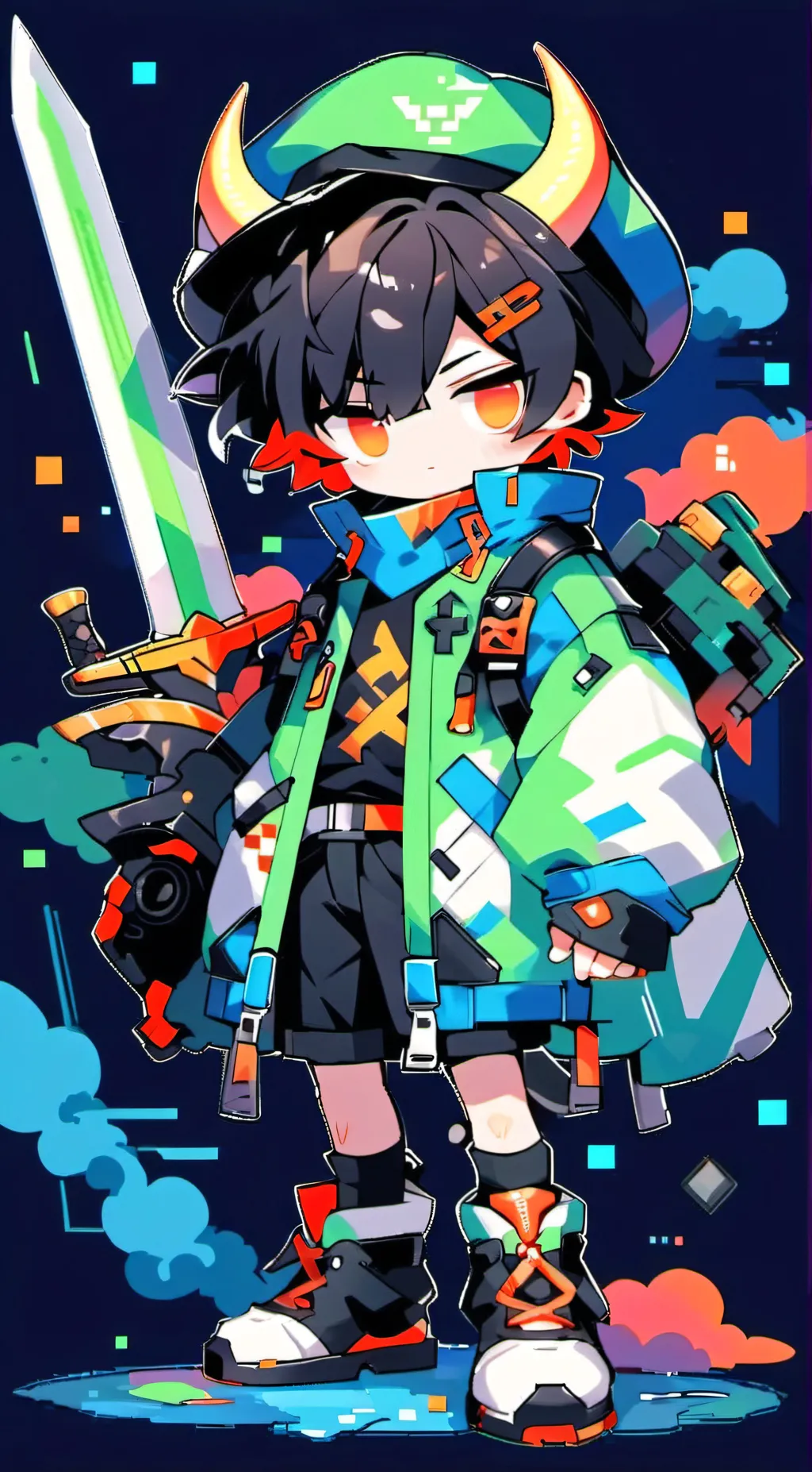 ai character: Team David background