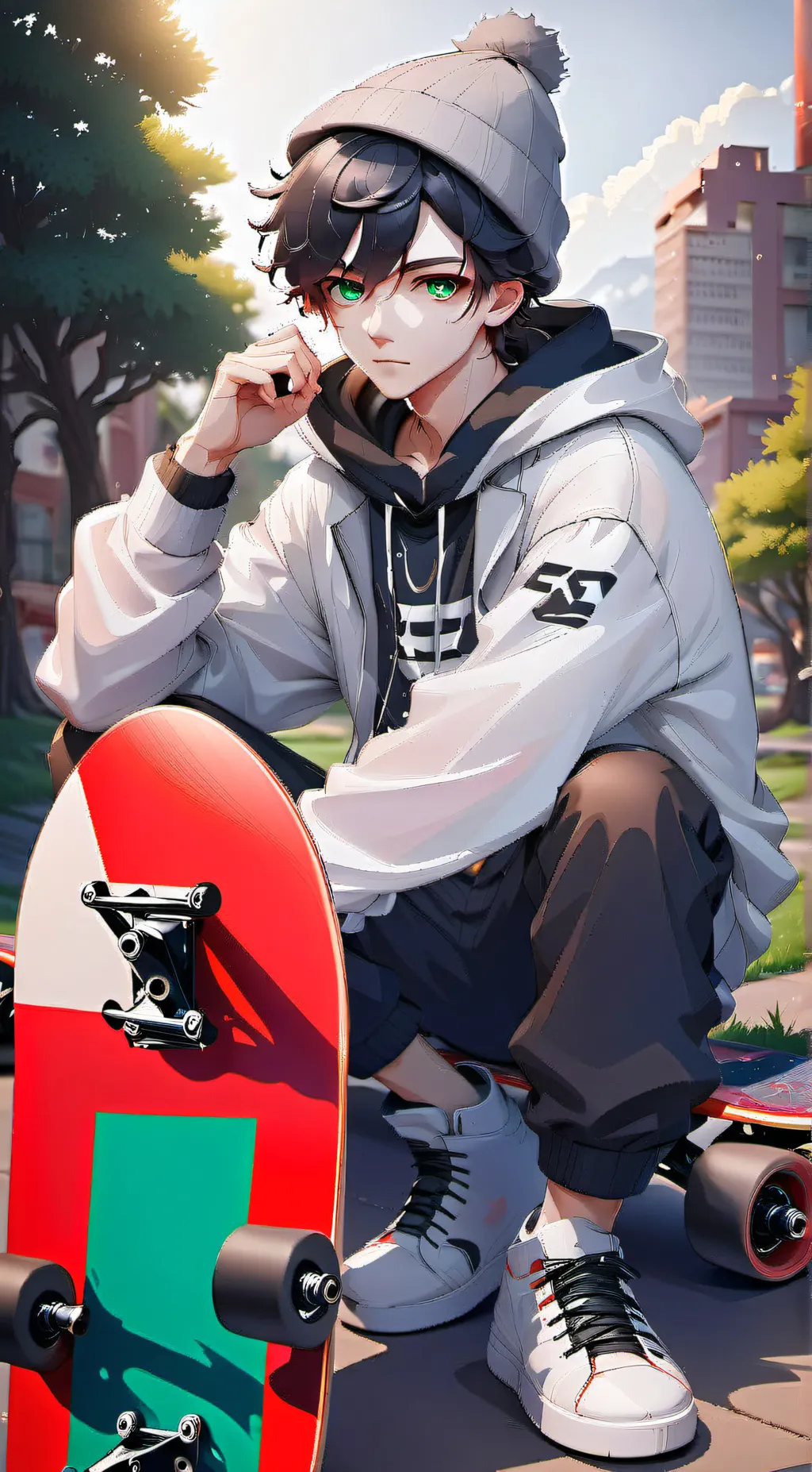 ai character: Myles Jackson  background