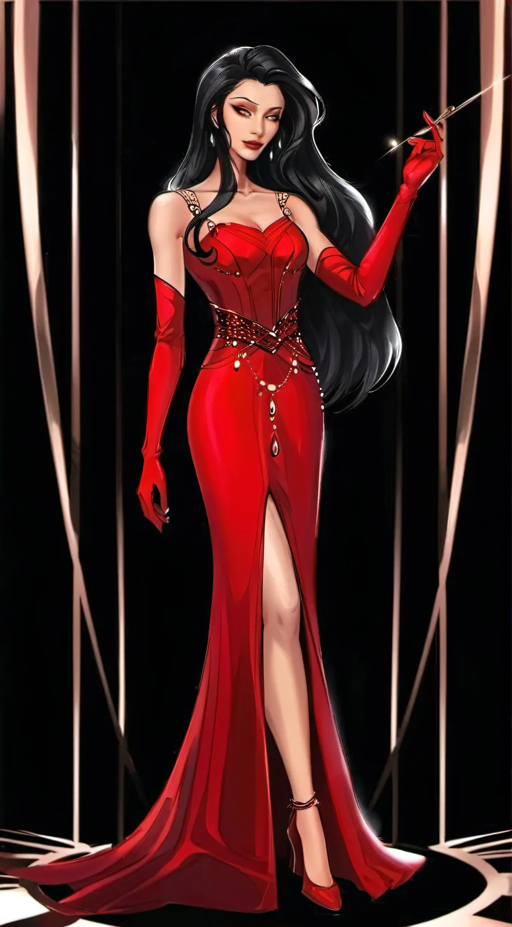 ai character: Asami Sato background