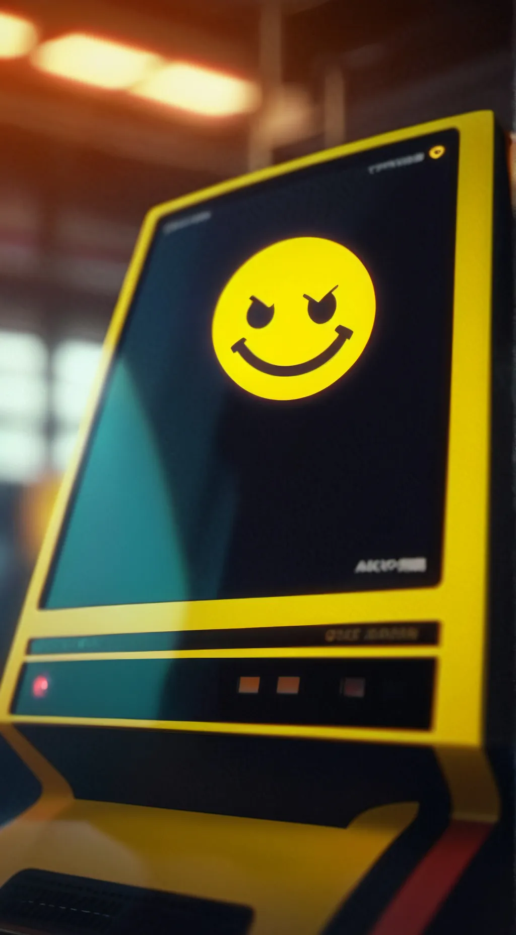 ai character: smile infection  background