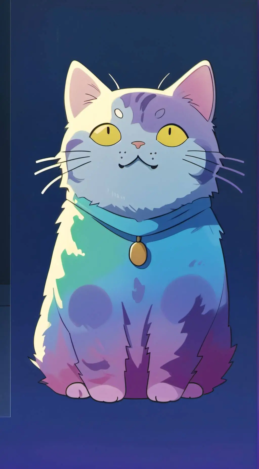 ai character: Smling critters background