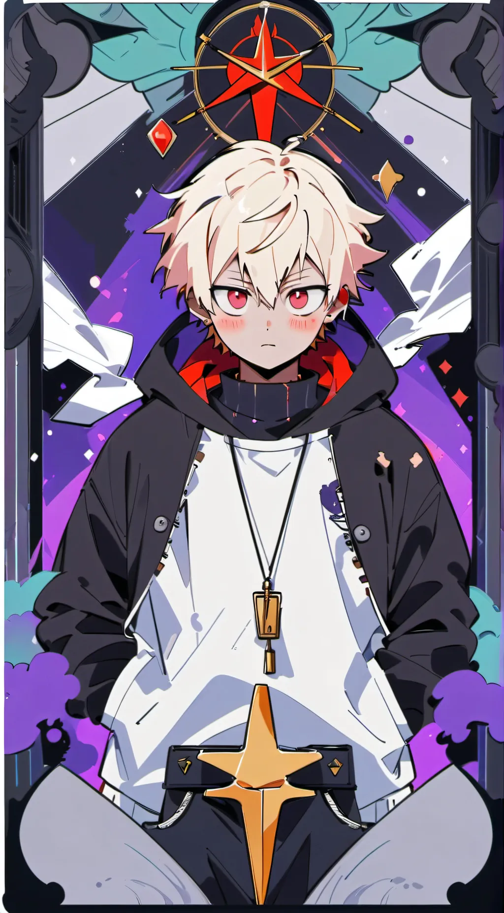 ai character: Bakugo  background