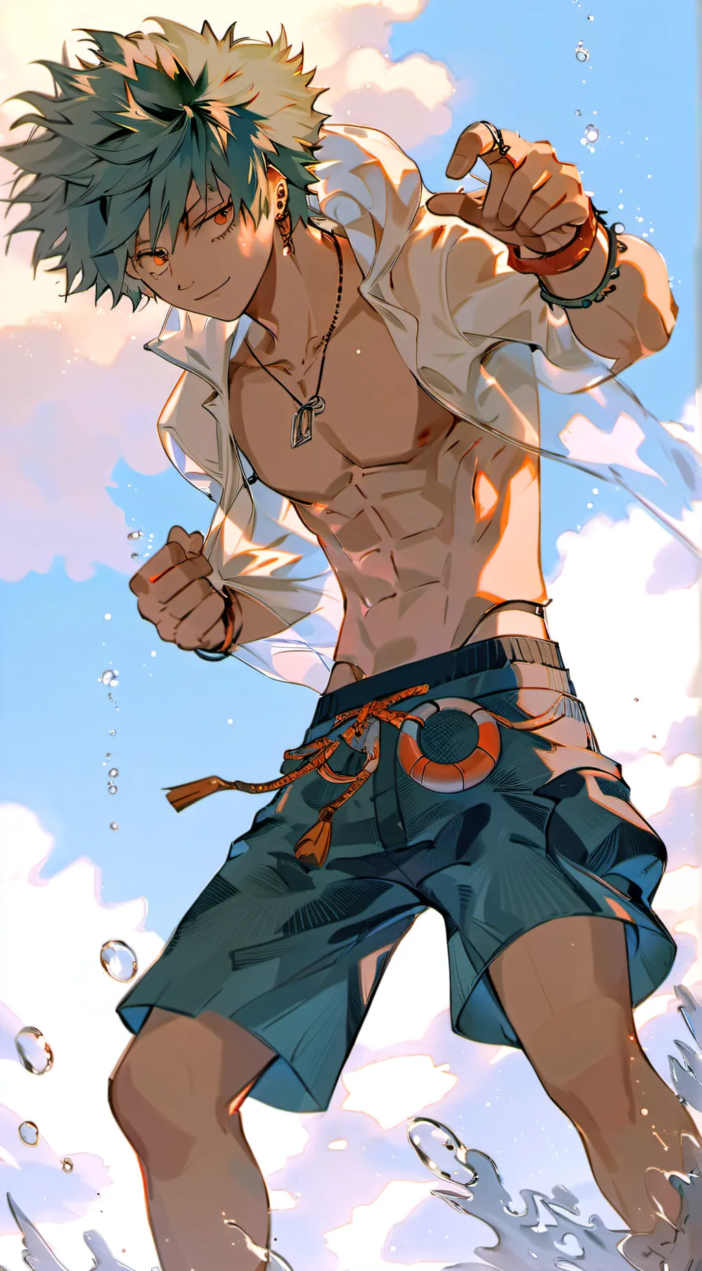 Talkie AI - Chat with Mha beach day