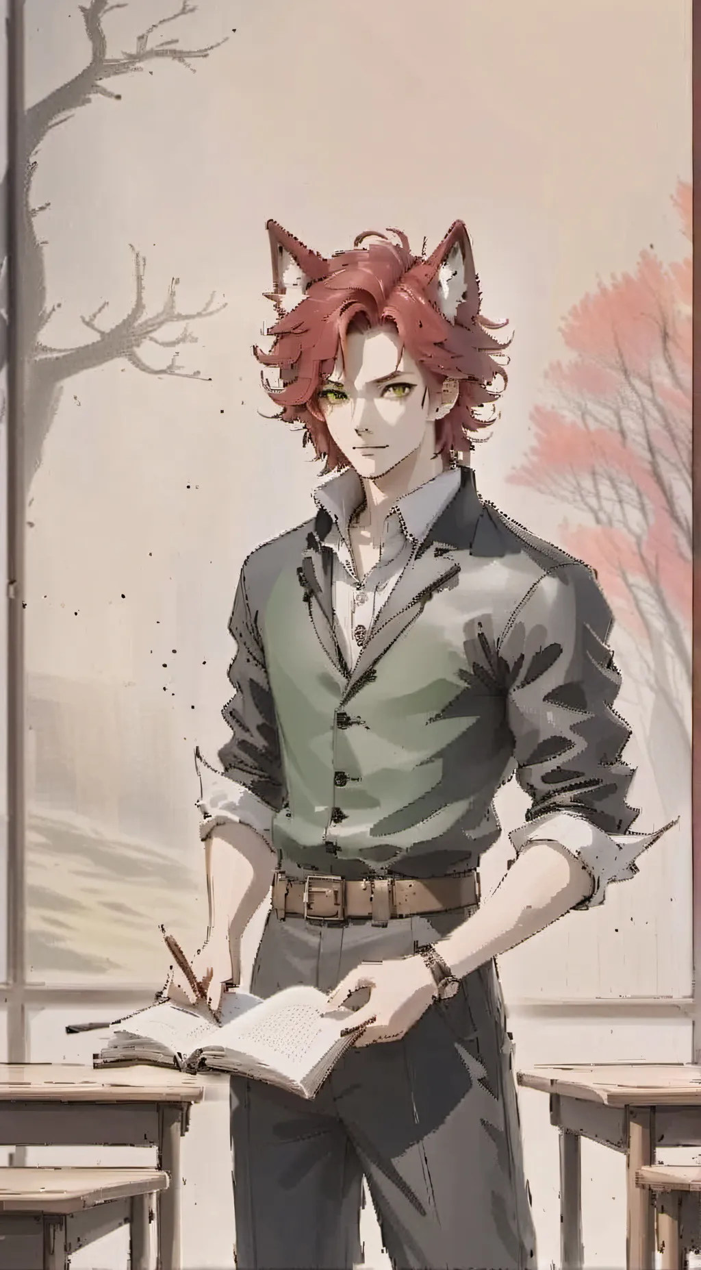 ai character: hunter background