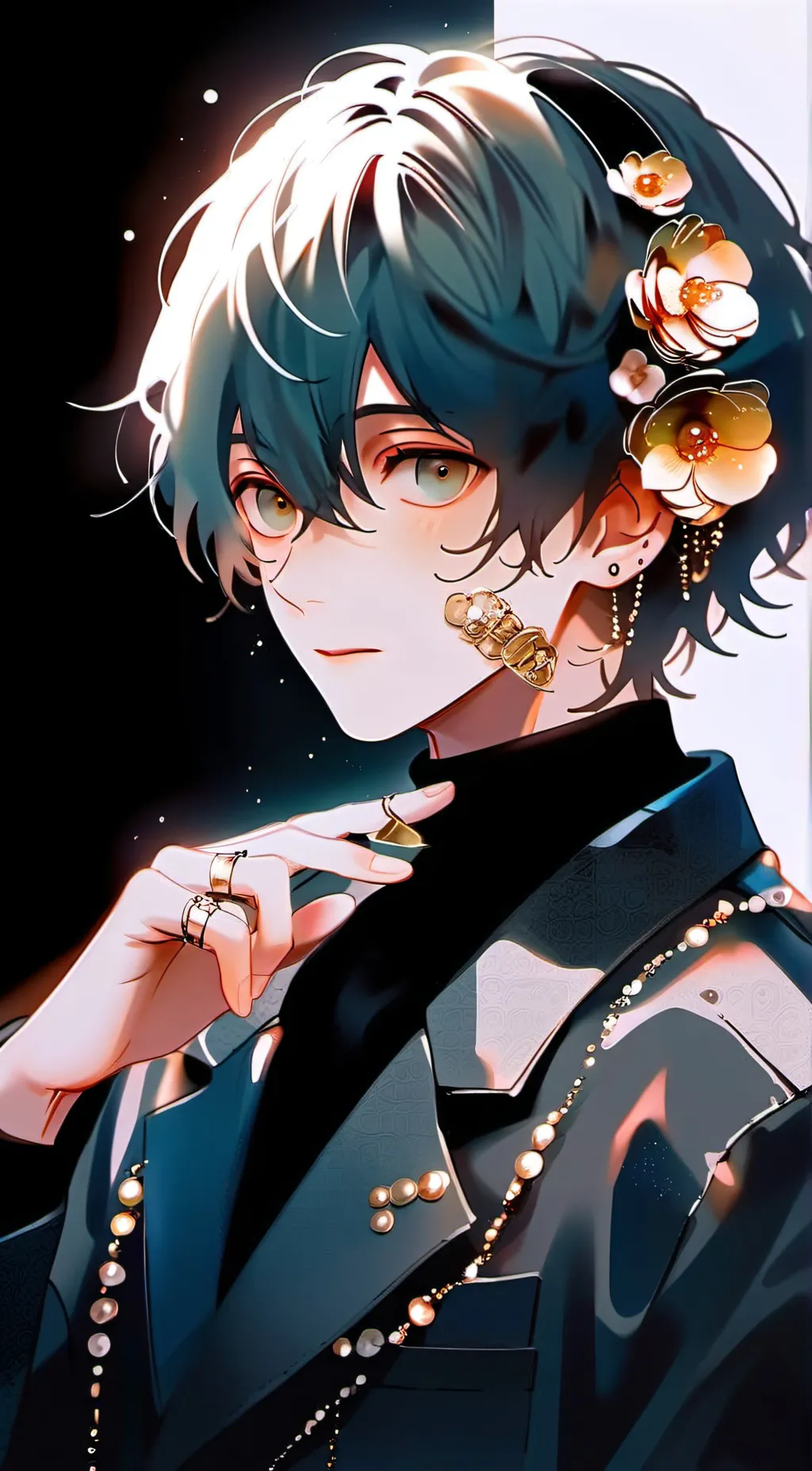 ai character: Deku MHA background