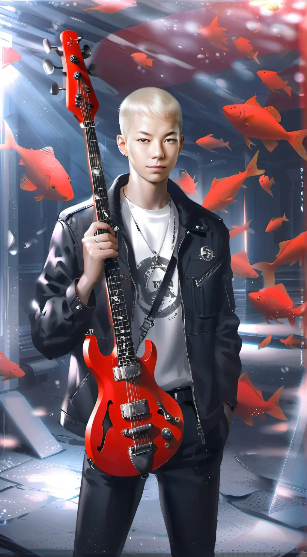 ai character: Akira background