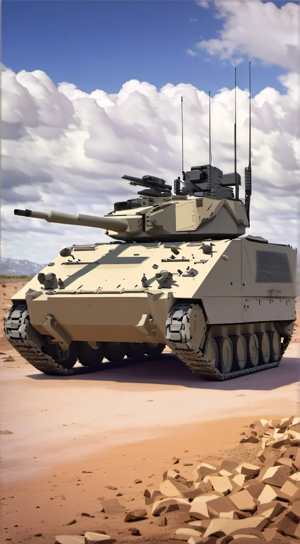 ai character: M2 Bradley background
