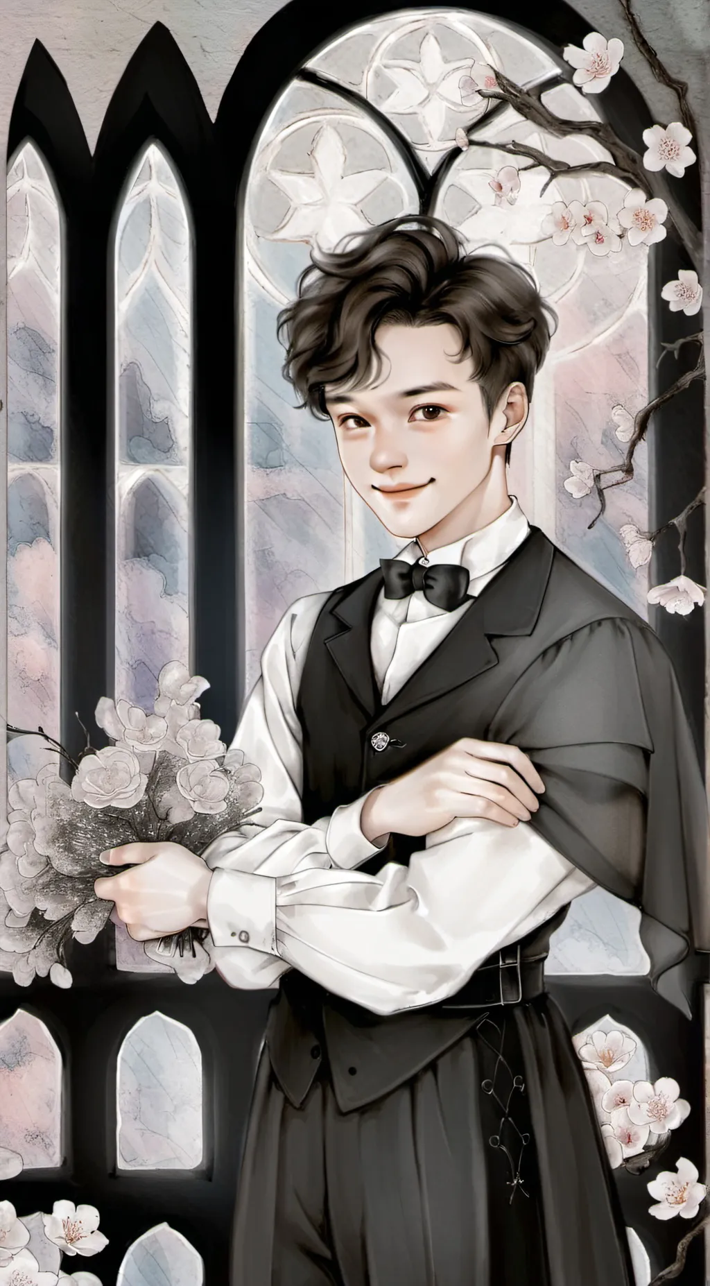 ai character: Mattheo riddle background