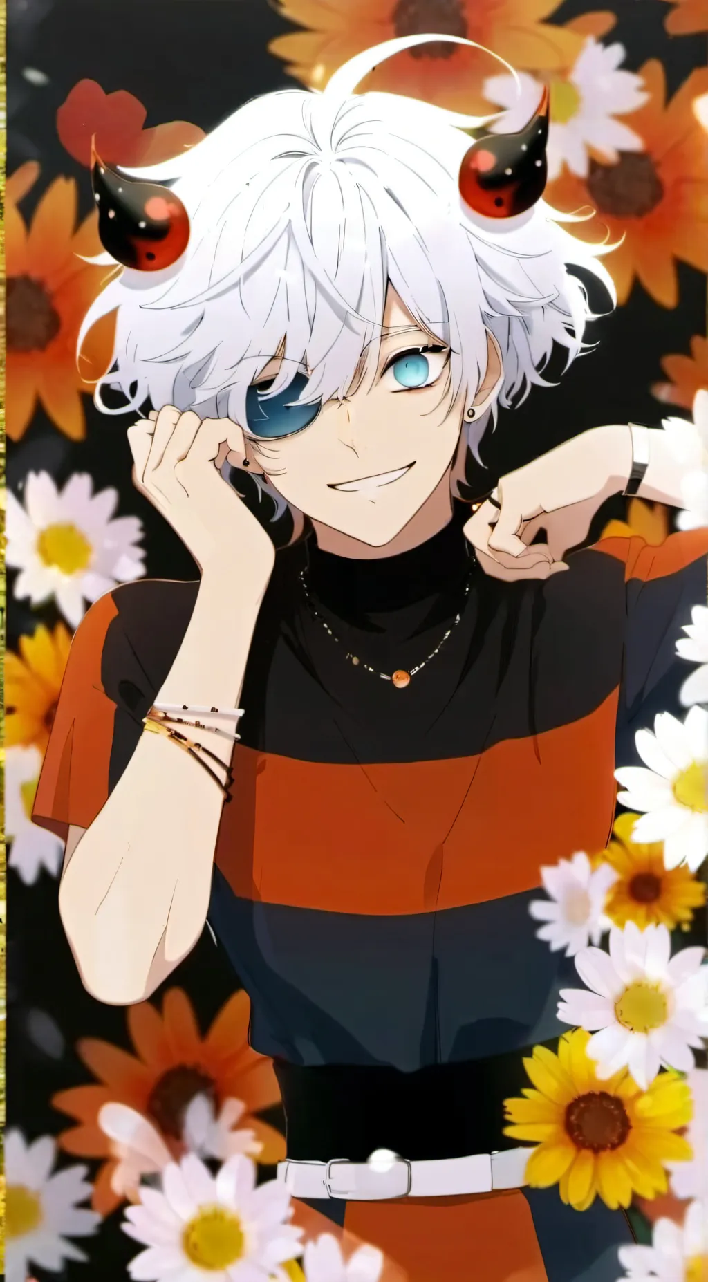 ai character: Satoru Gojo >:) background