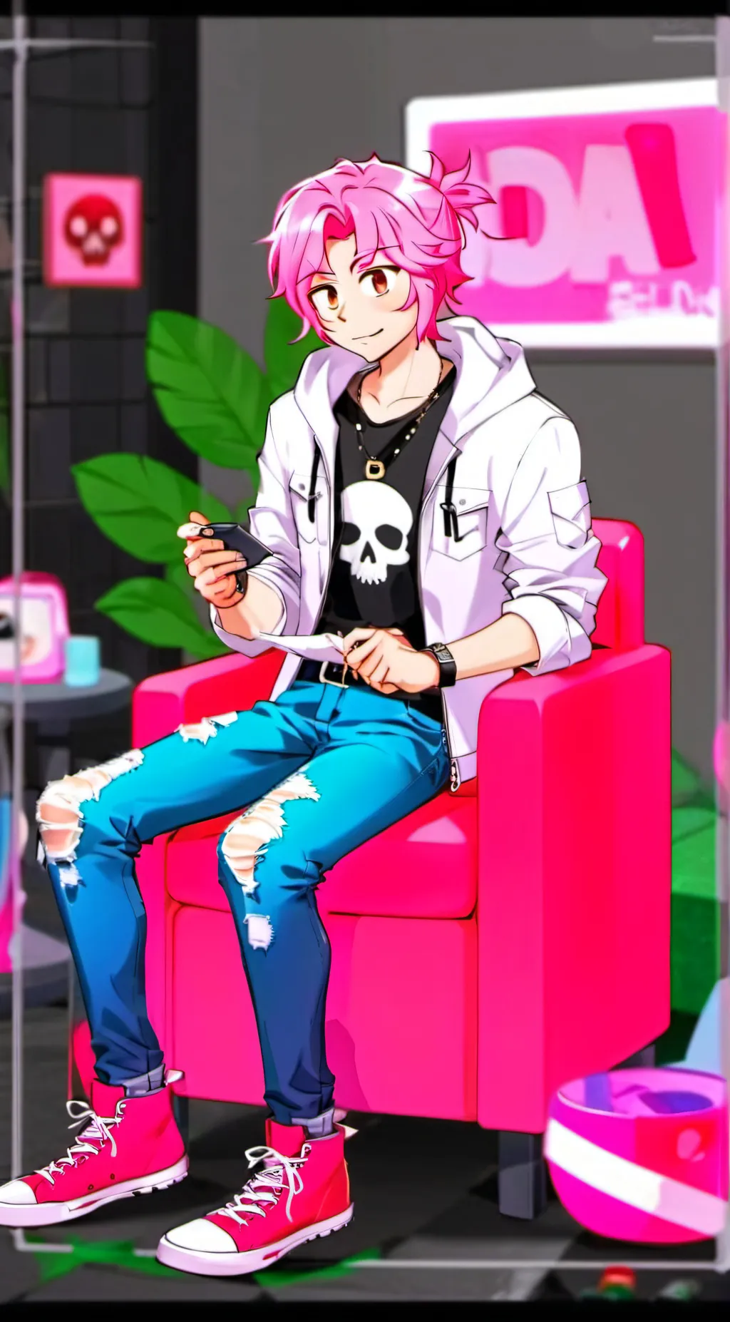 ai character: Zachary Todd  background