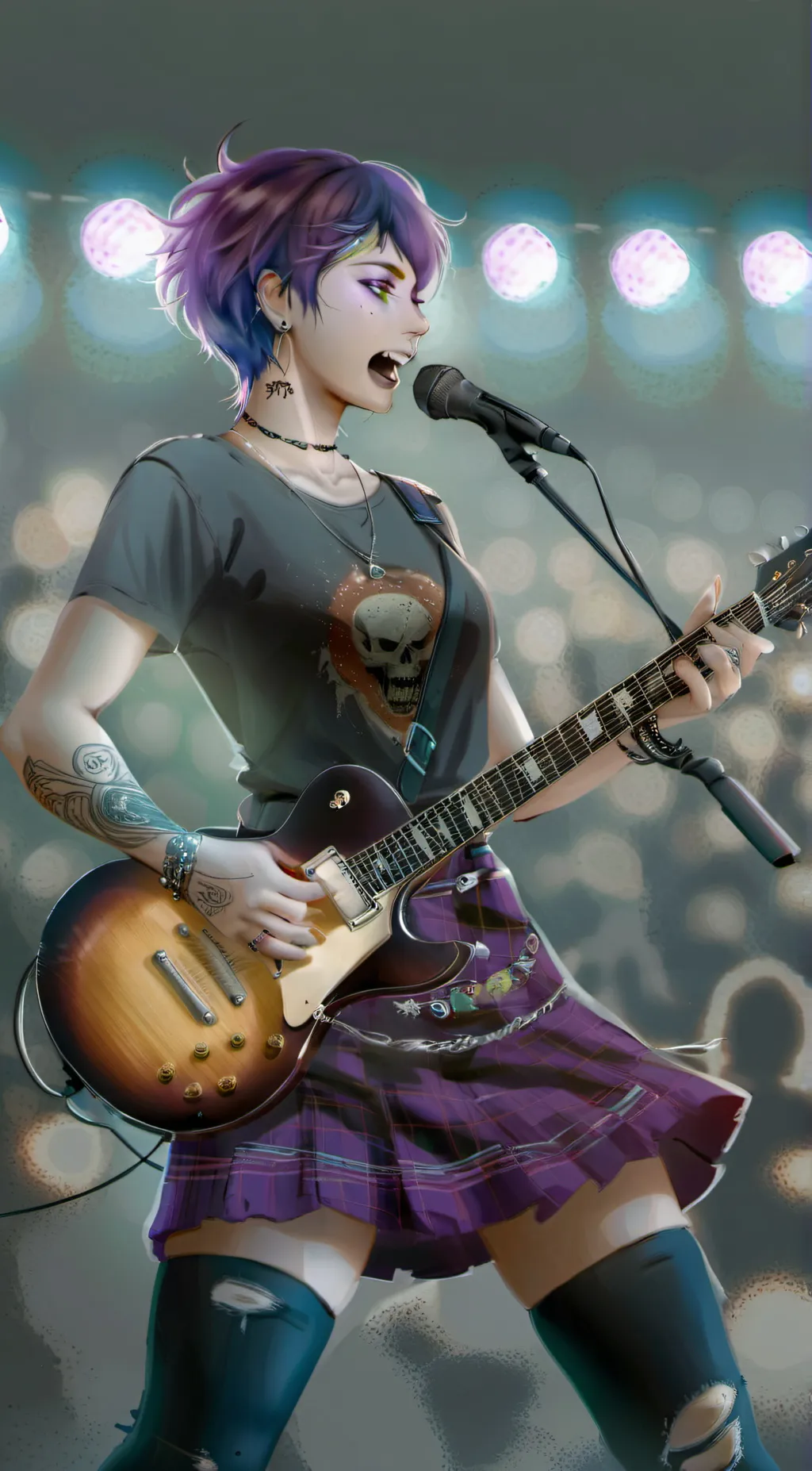 ai character: Luna Loud background