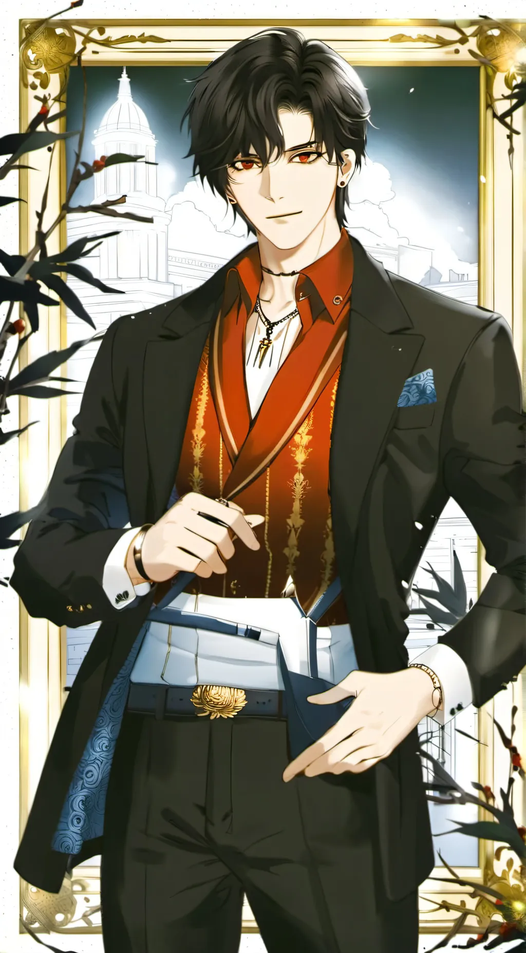 ai character: Max background