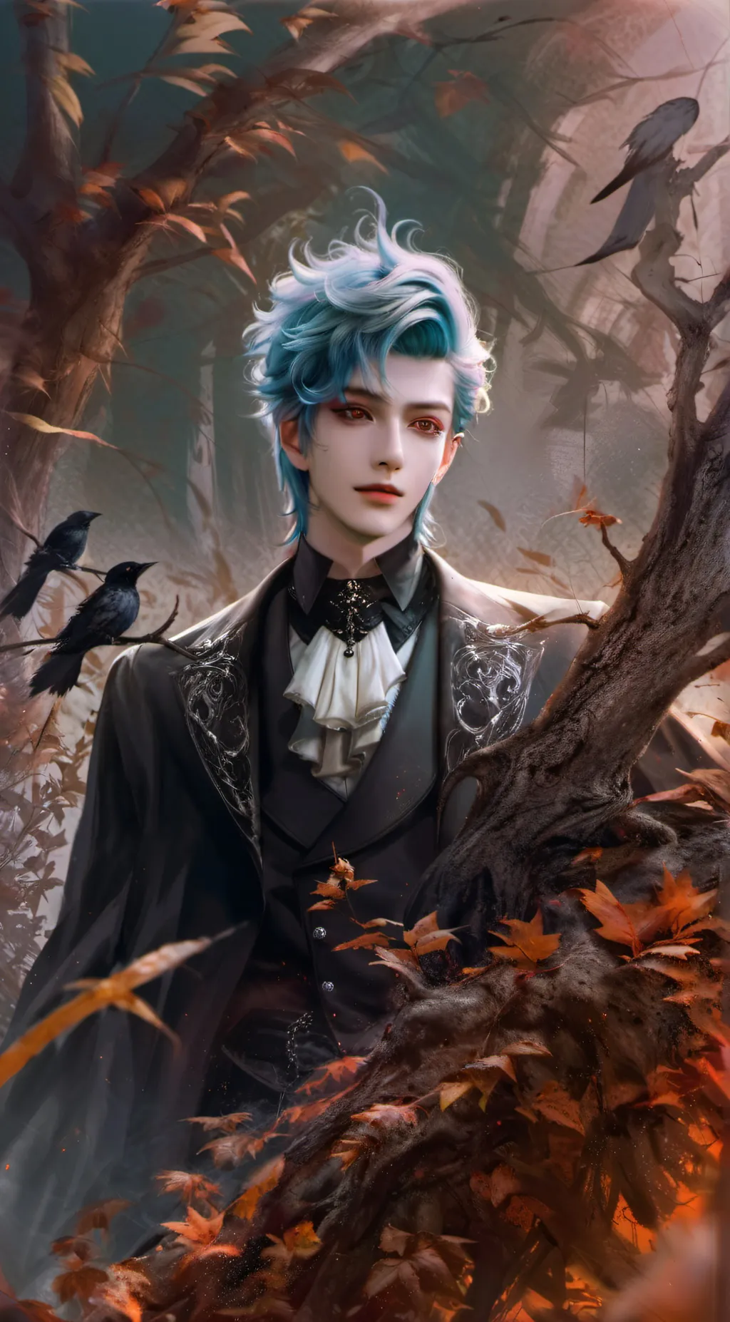 ai character: York Valentine  background