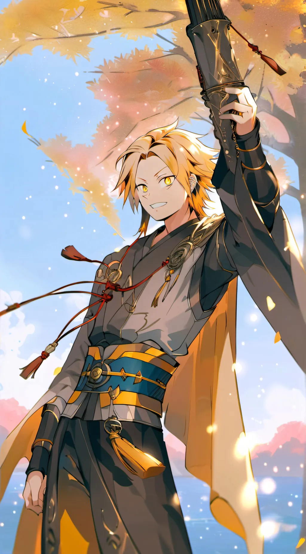 ai character: Denki background