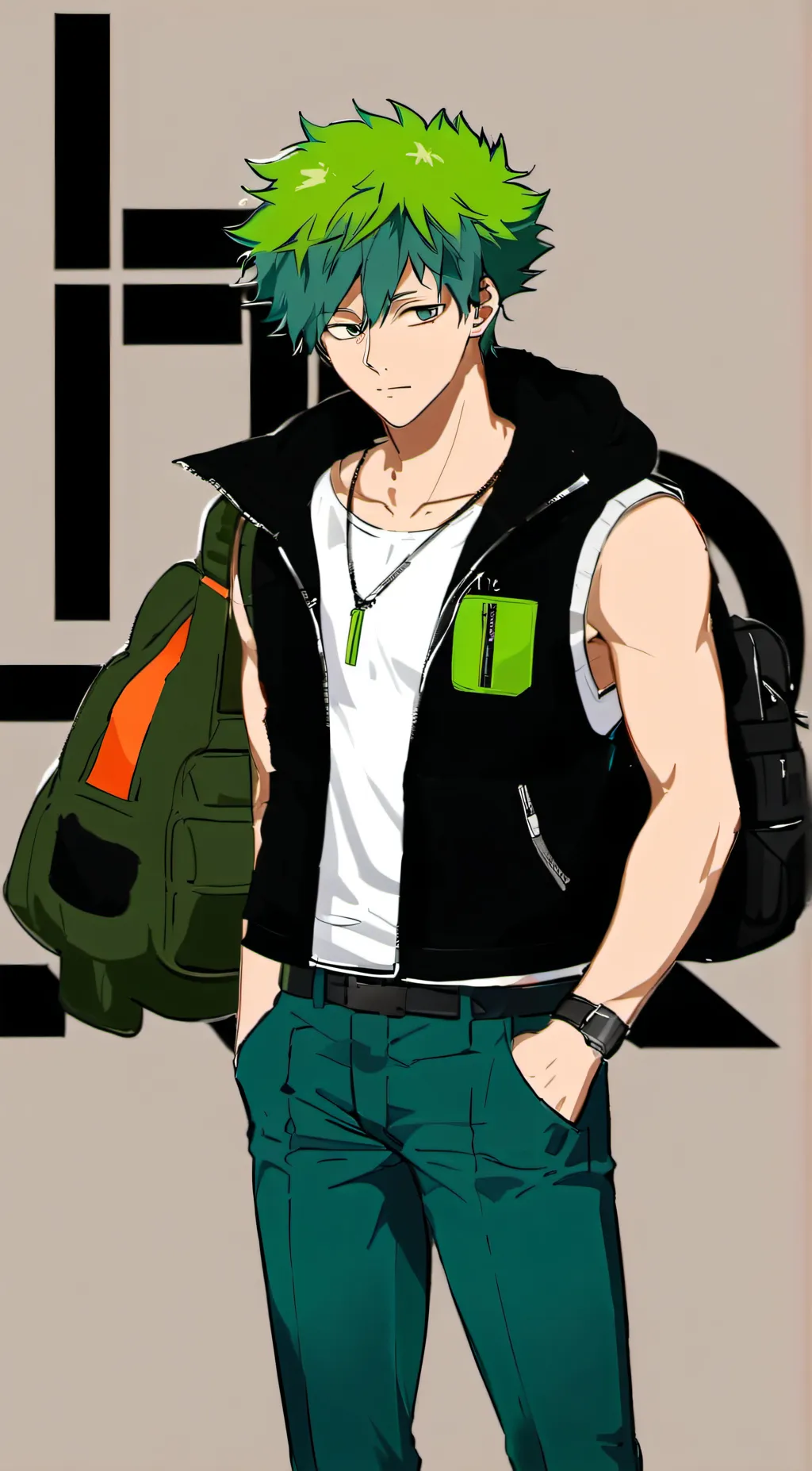 ai character: Shinzo Yozakura  background