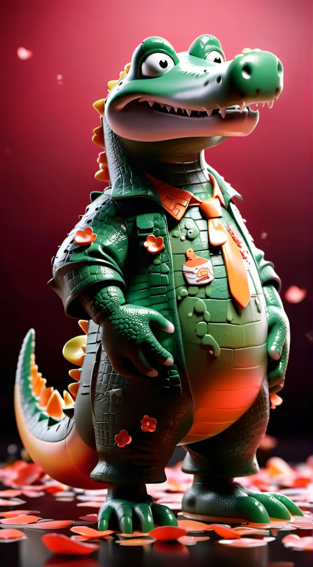 ai character: gummygoo  background