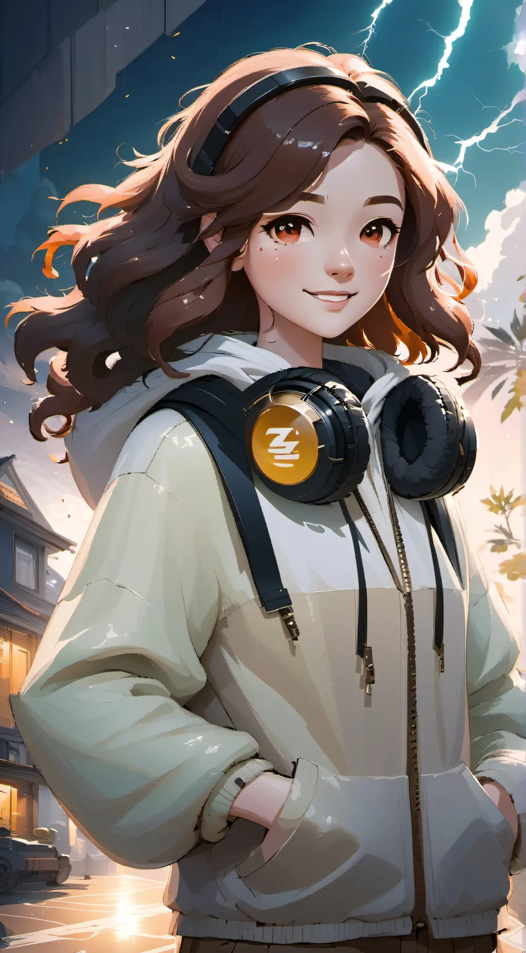 ai character: Anoushka background