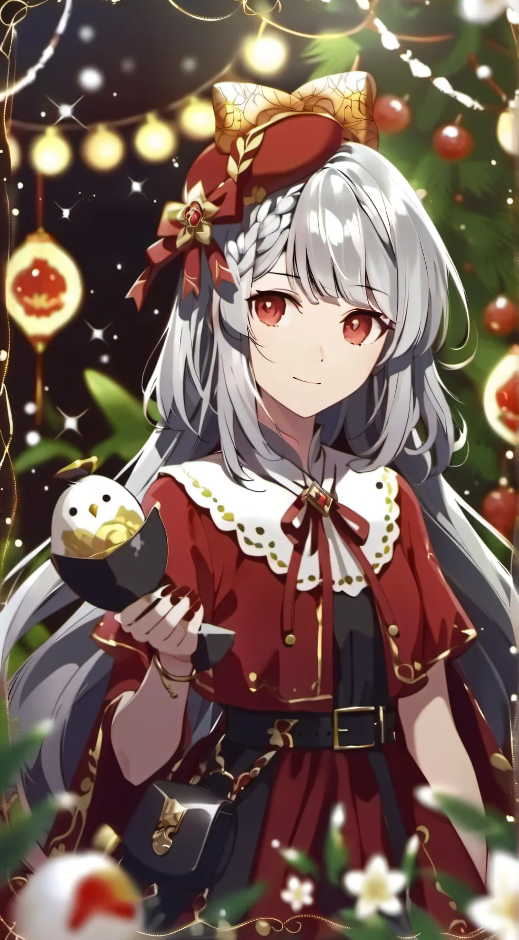 ai character: christmas mha background