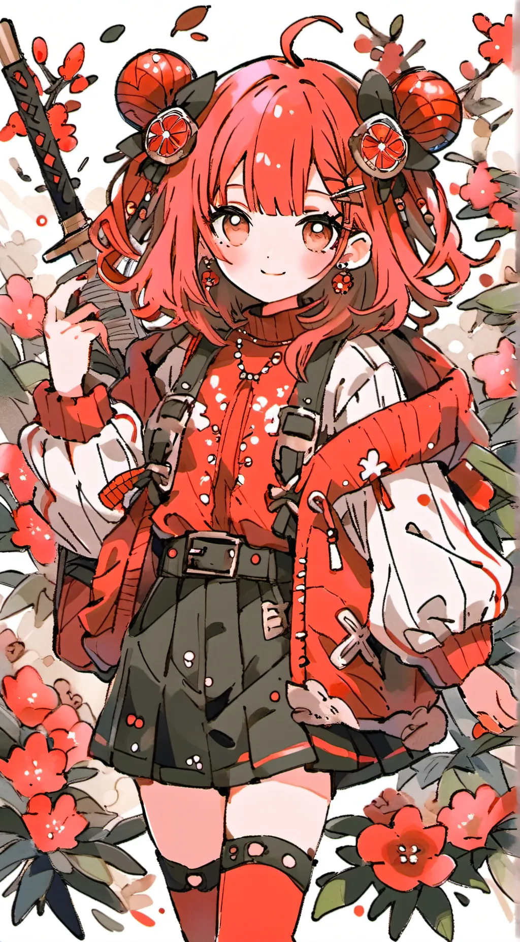 ai character: Mix background