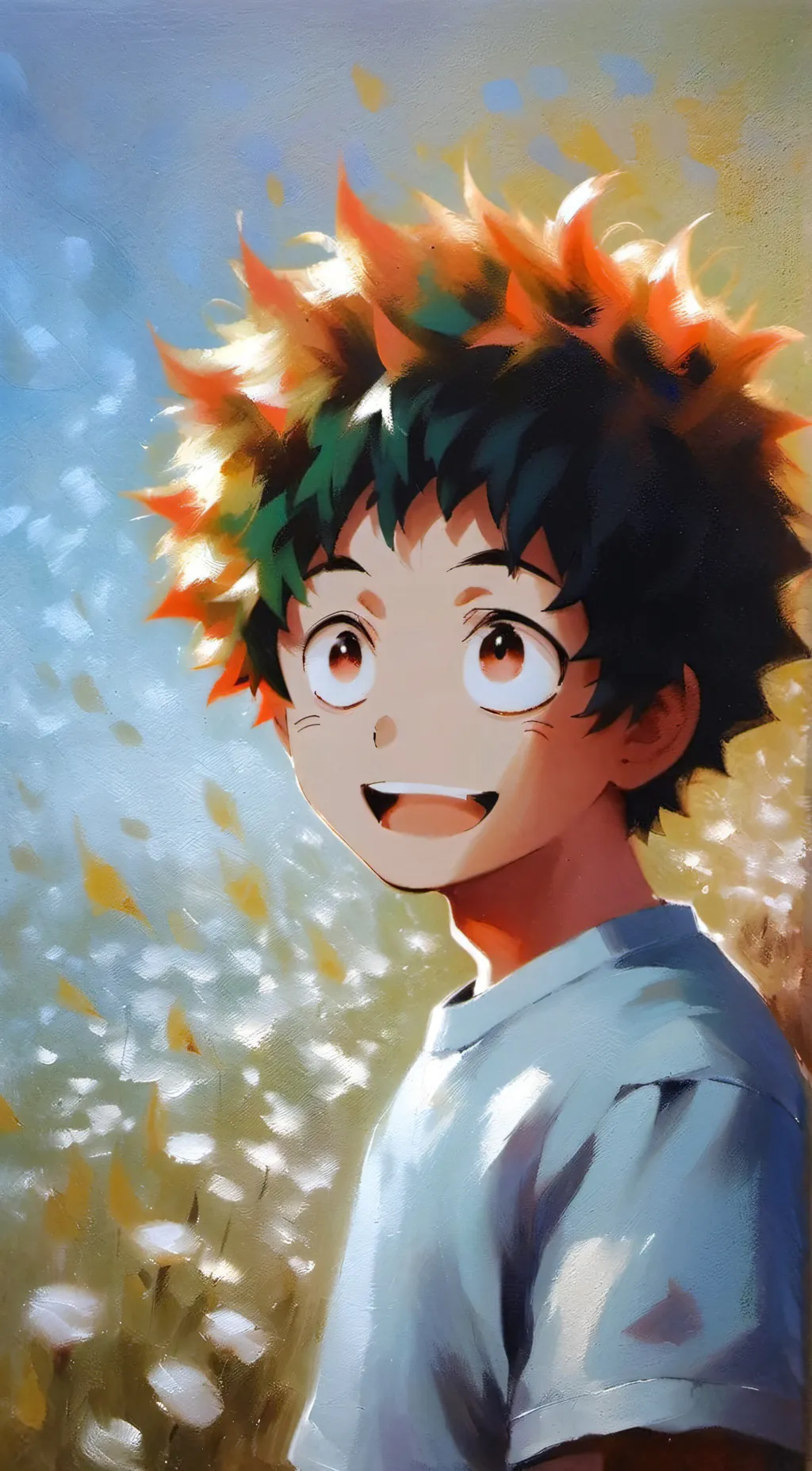 ai character: deku background