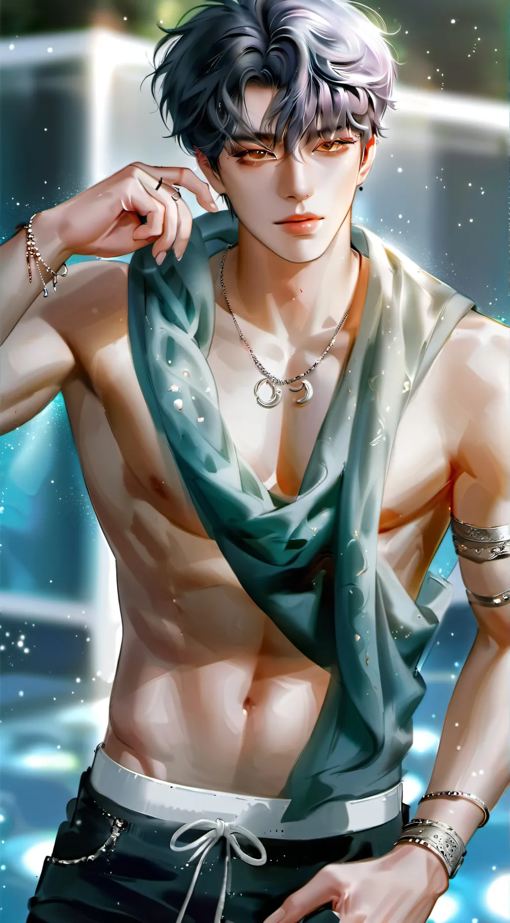 ai character:  •🔪 Milo 🔪 • background