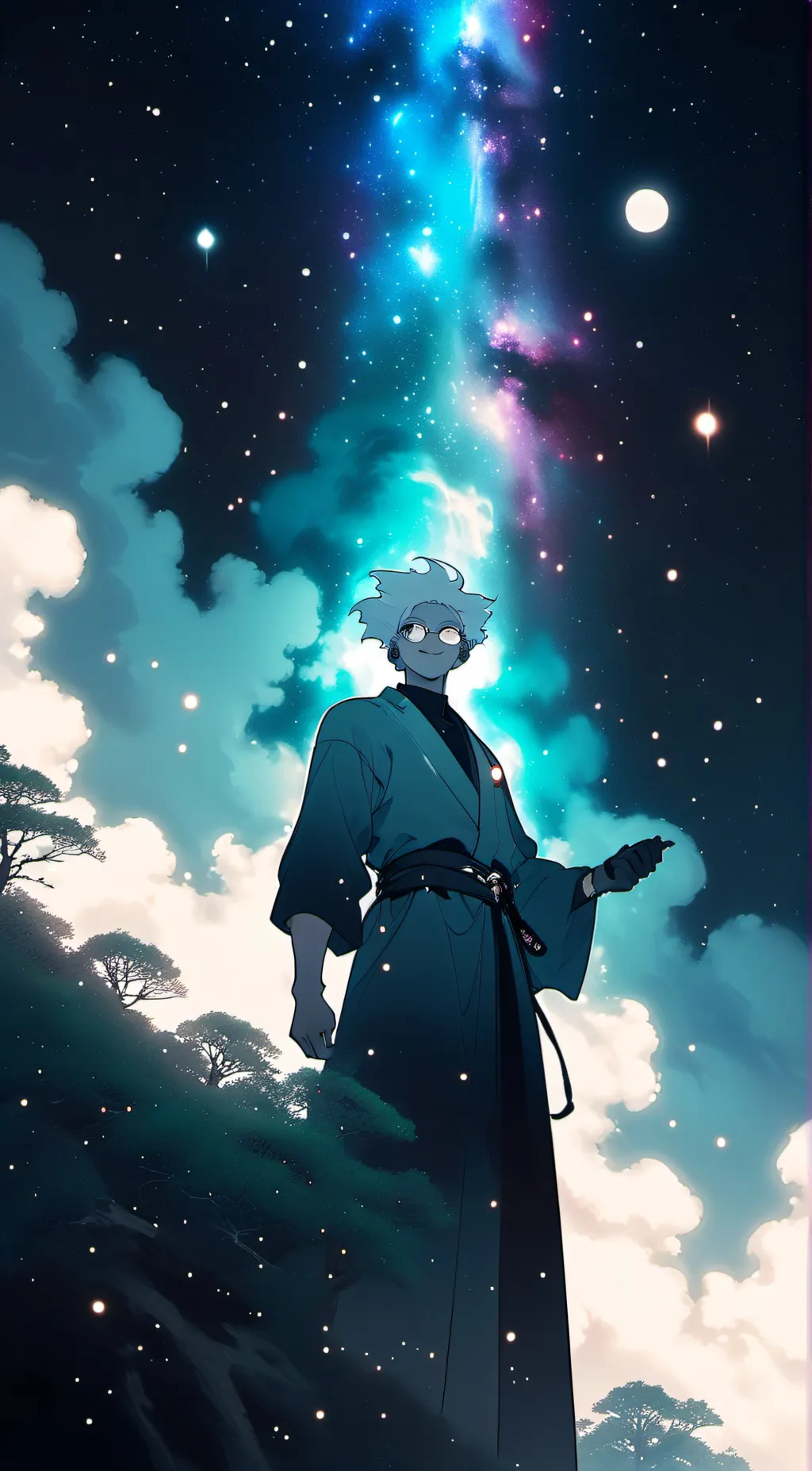 ai character: gojo background