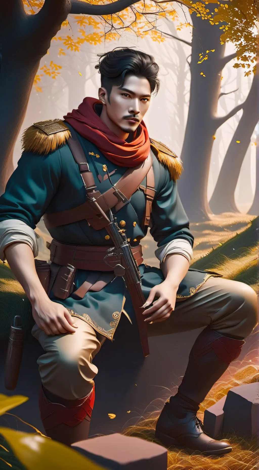 ai character: (Solider) Edden background