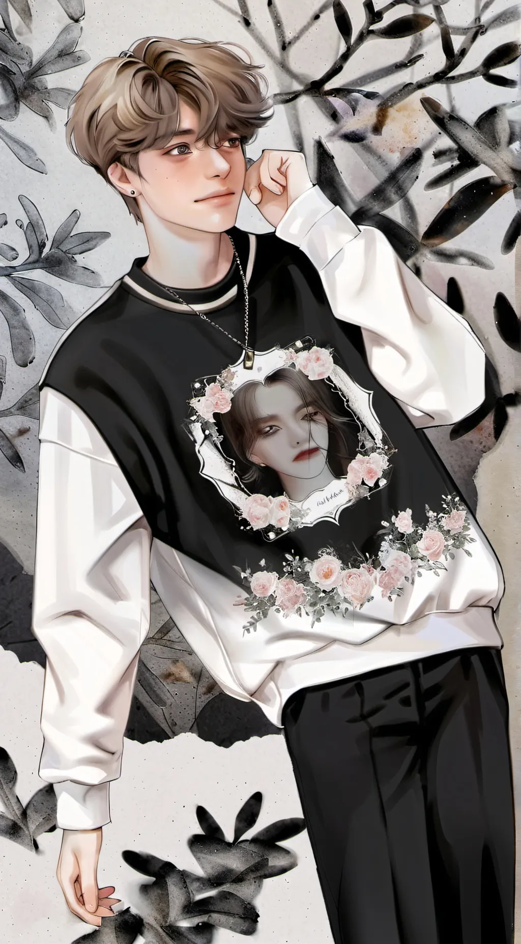 ai character: Damien background