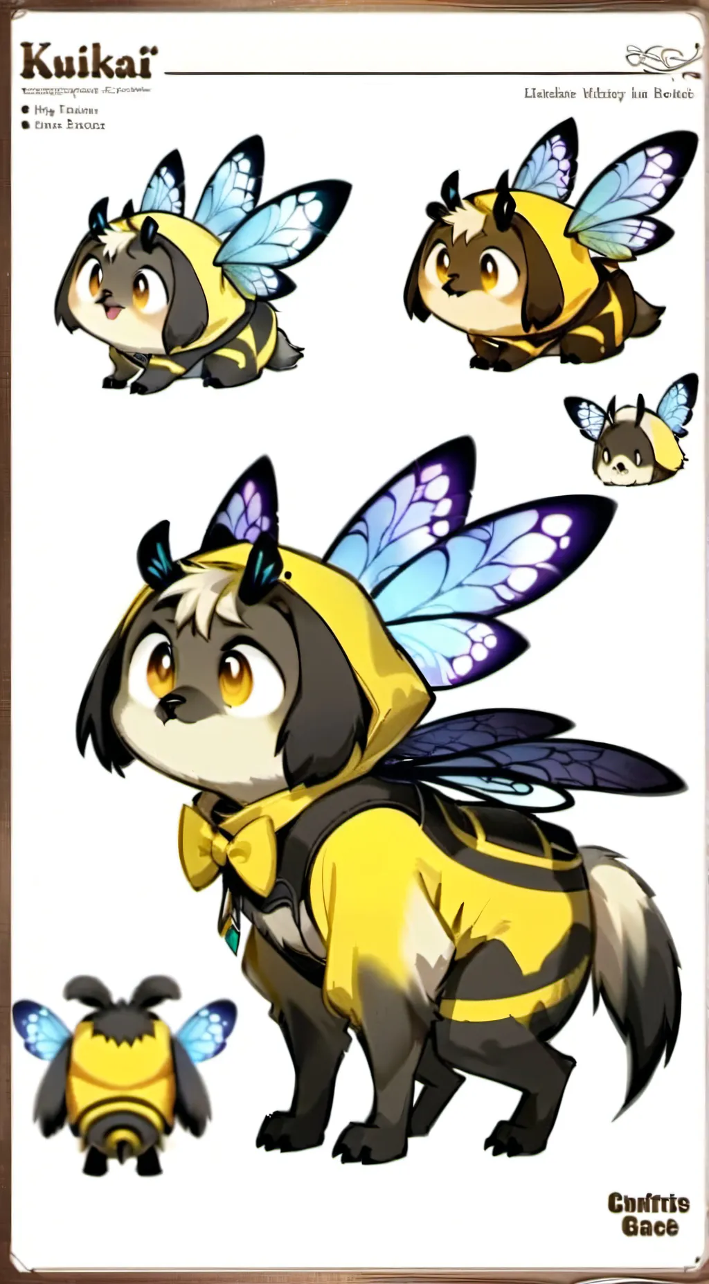 ai character: 🐝🐺Kenji🐺🐝 background