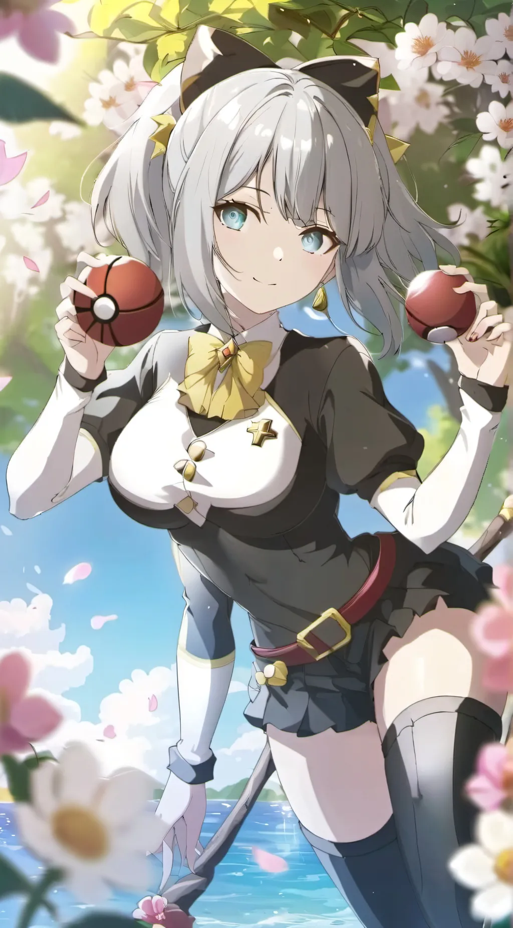 ai character: Kitty  background