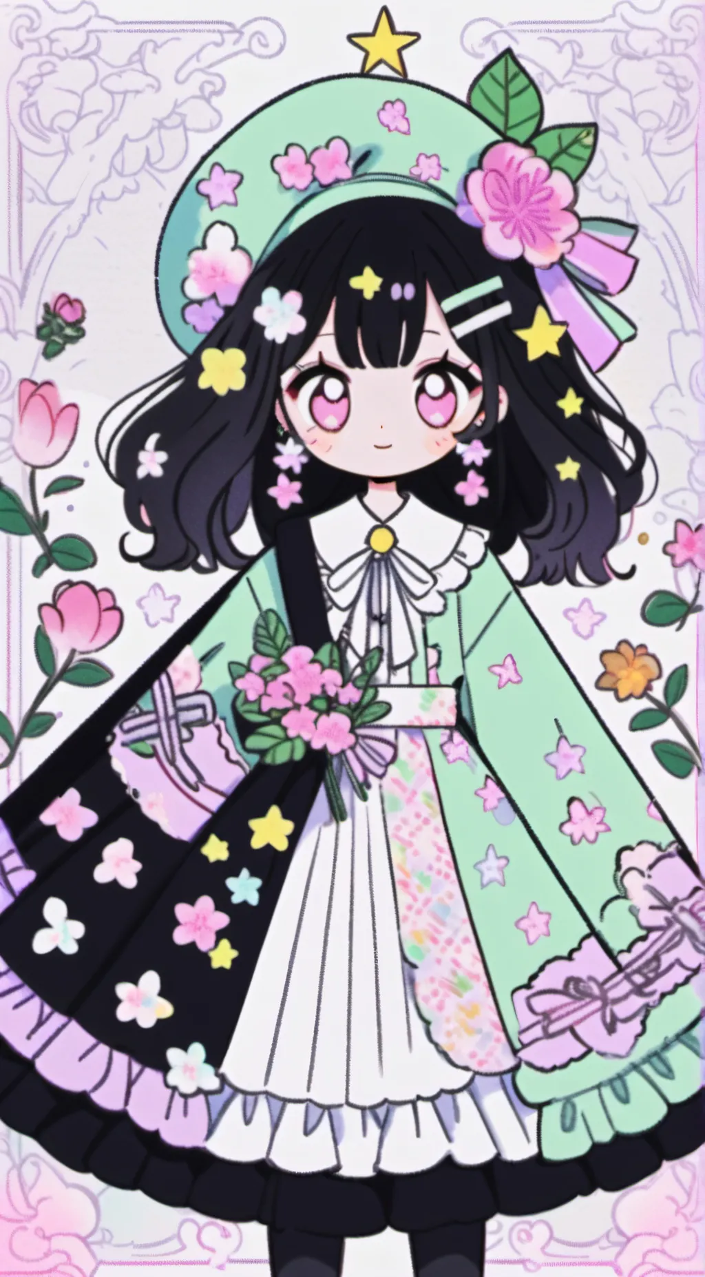 ai character: Iris background