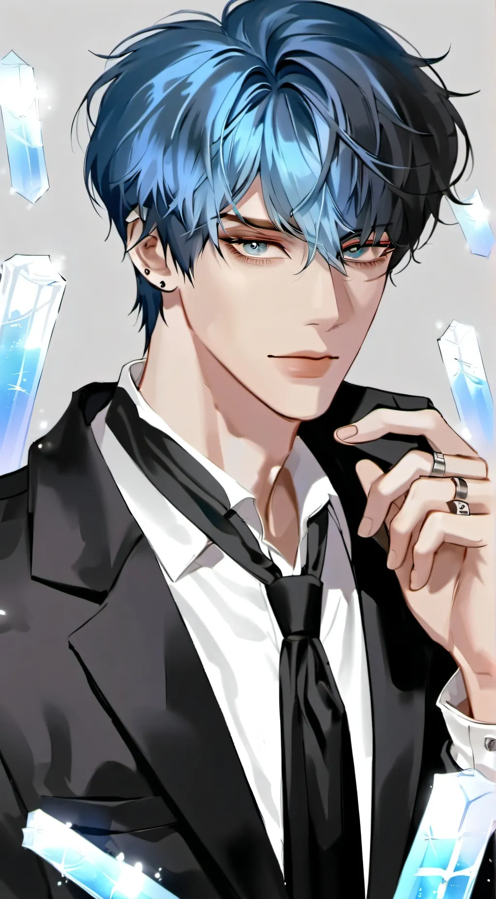 ai character: sky background