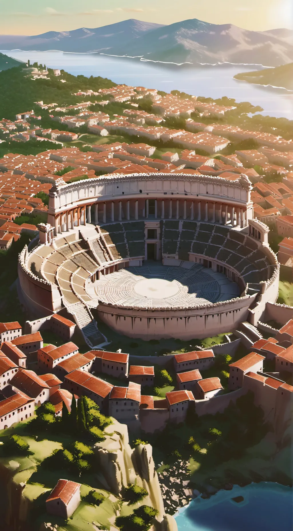 ai character: Gladiator World background