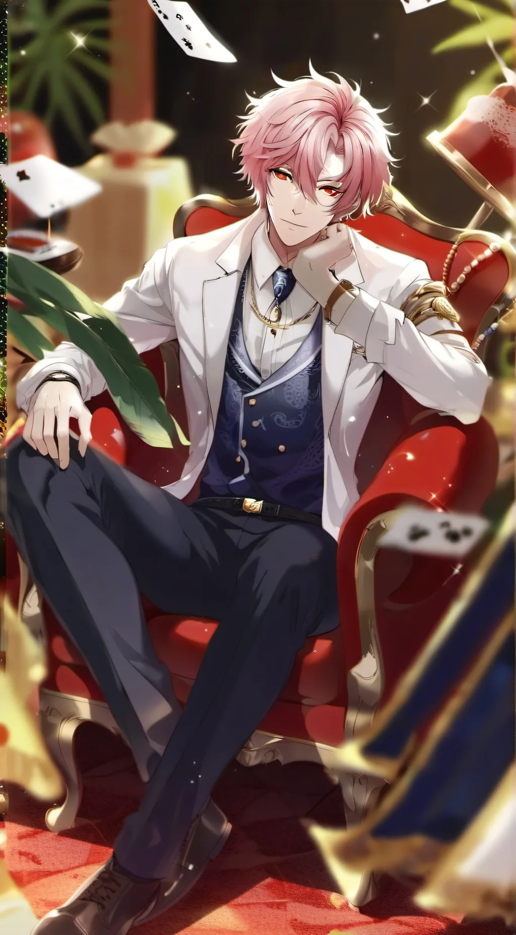 ai character: mark background