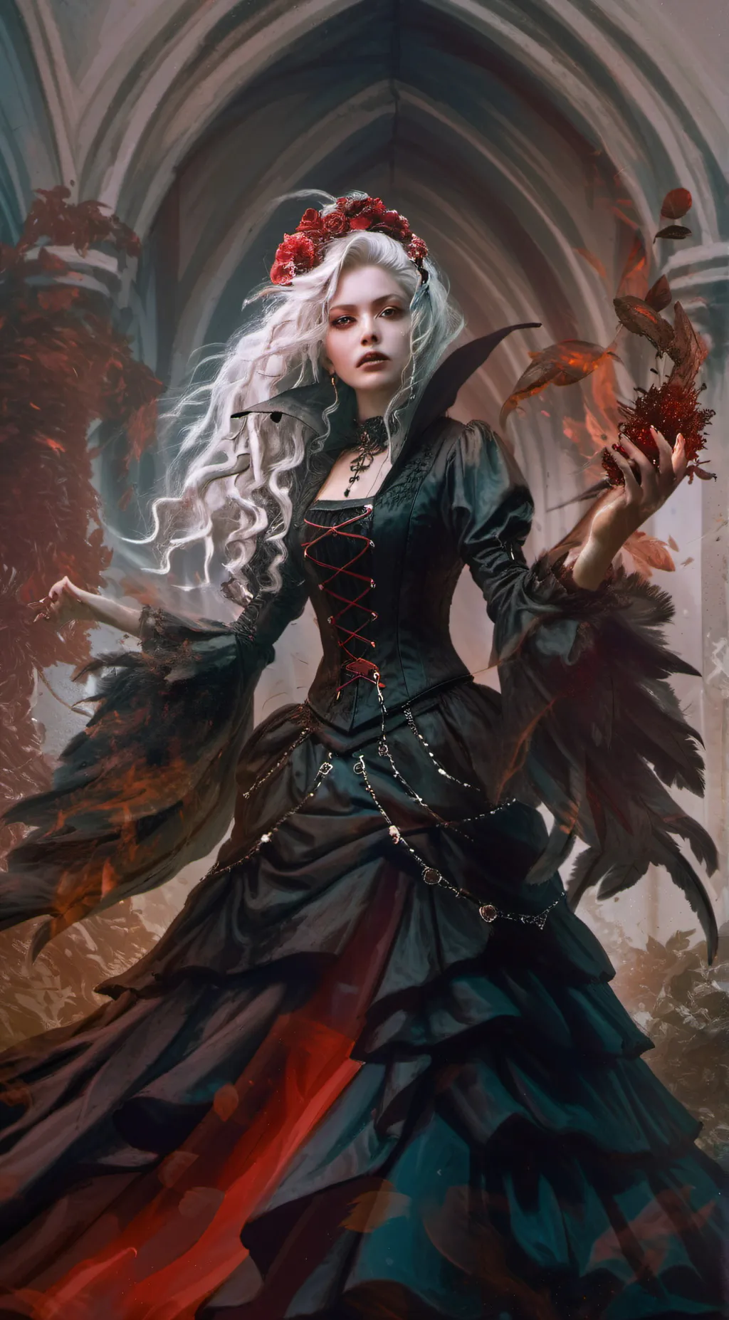 ai character: Bruxa background